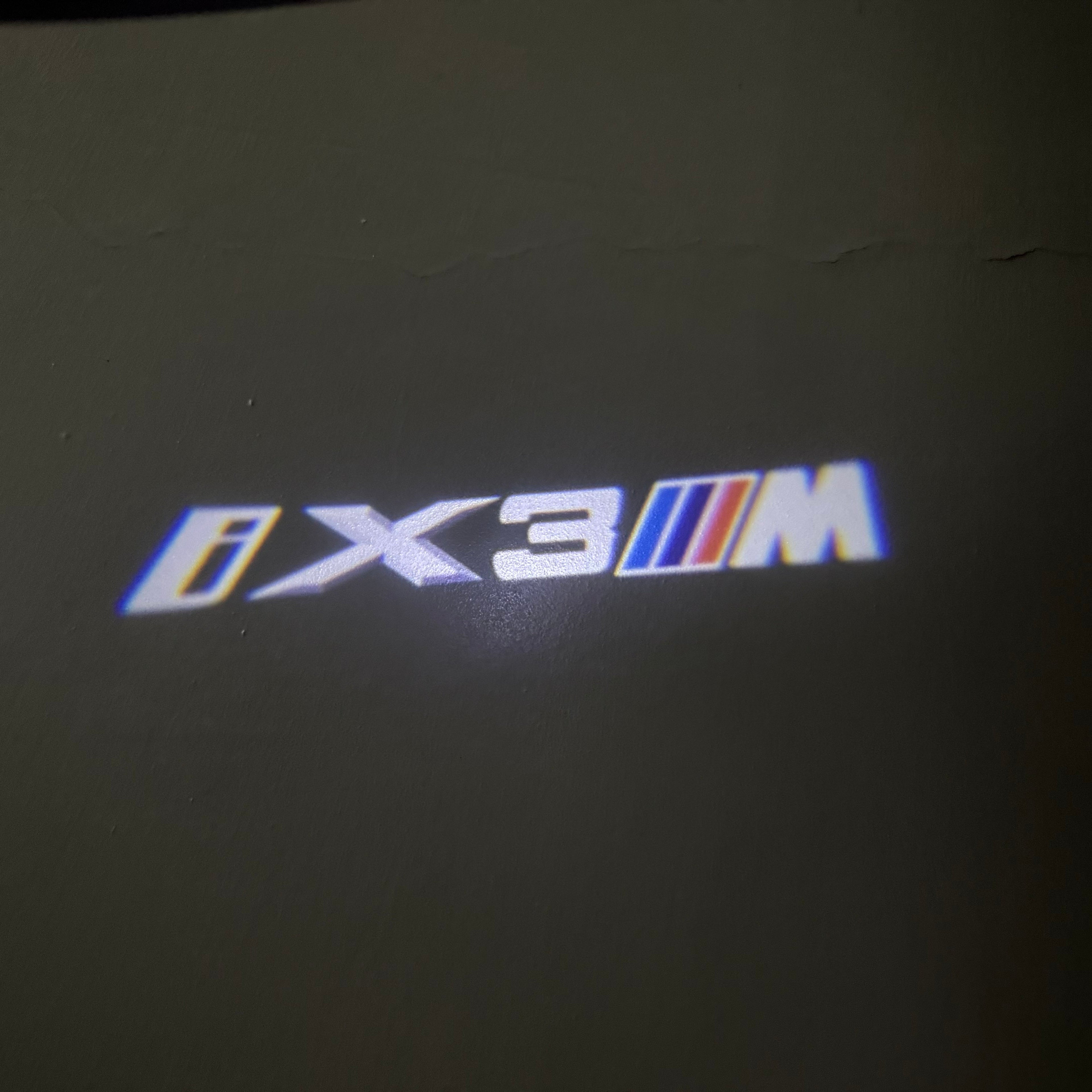 BMW iX3 M  LOGO PROJECTOT LIGHTS (quantity 1 = 1 sets/2 door lights)Nr.bmw00338