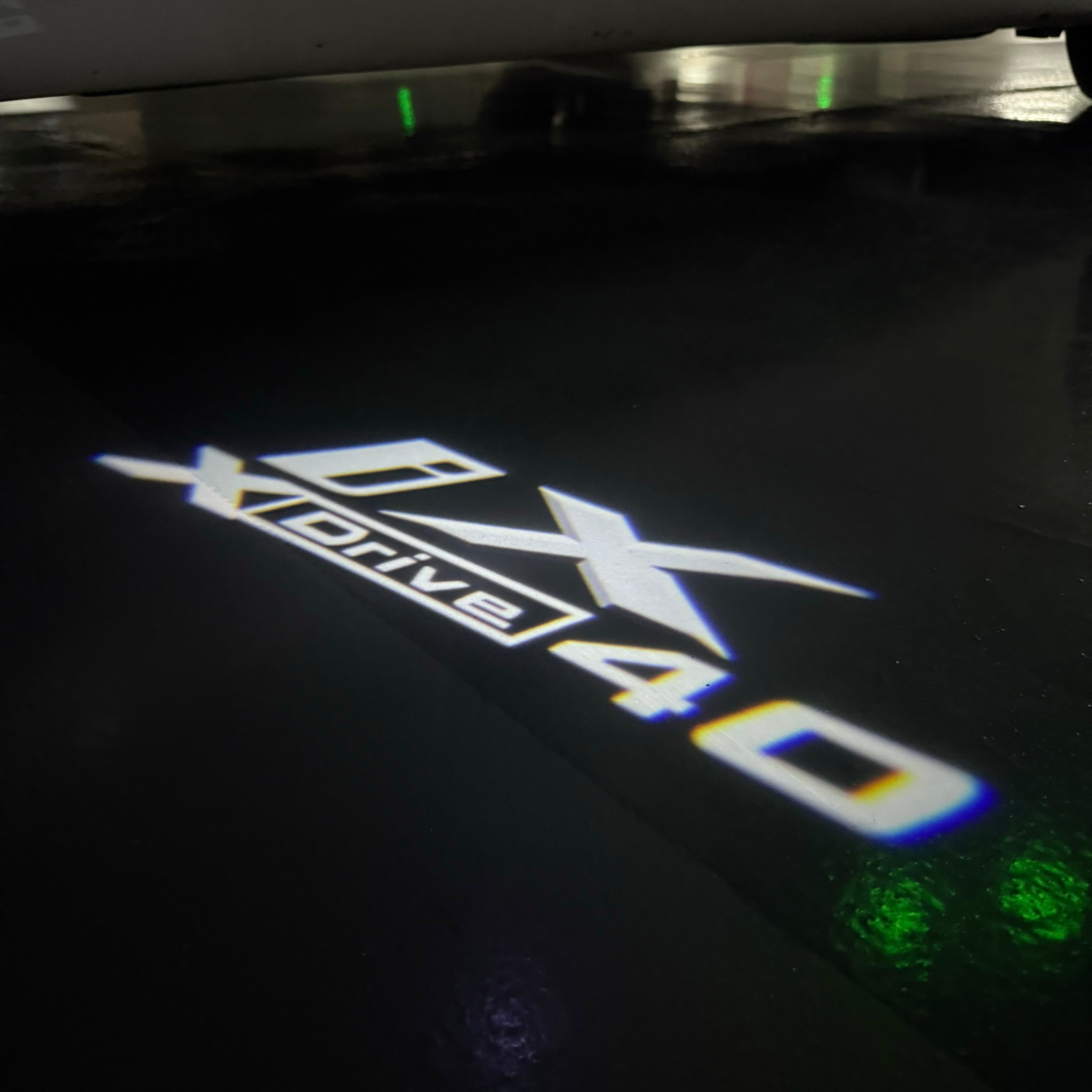 BMW  iX  LOGO PROJECTOT LIGHTS Nr.600x90