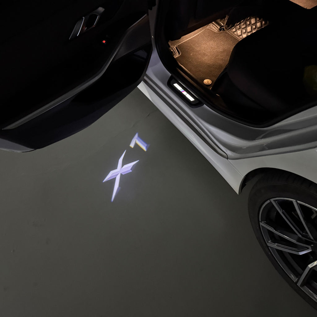 BMW X1  LOGO PROJECTOT LIGHTS (quantity 1 = 1 sets/2 door lights) Nr.BMW006