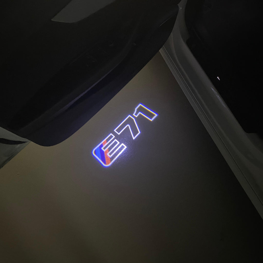 BMW X6 / X6M E71  LOGO PROJECTOT LIGHTS (quantity 1 = 1 sets/2 door lights)Nr.bmw0082