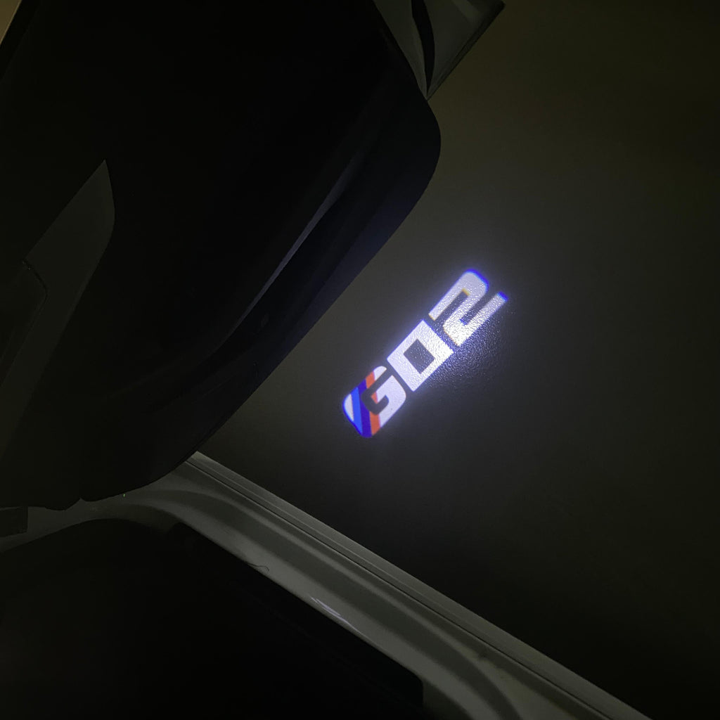 BMW X4 / X4M G02  LOGO PROJECTOT LIGHTS (quantity 1 = 1 sets/2 door lights)Nr.bmw0044