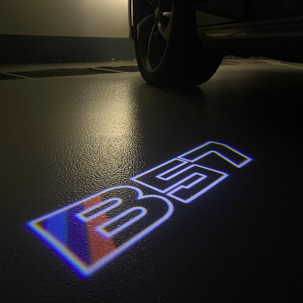 BMW  B57 LOGO PROJECTOT LIGHTS (quantity 1 = 1 sets/2 door lights)Nr.bmw0080