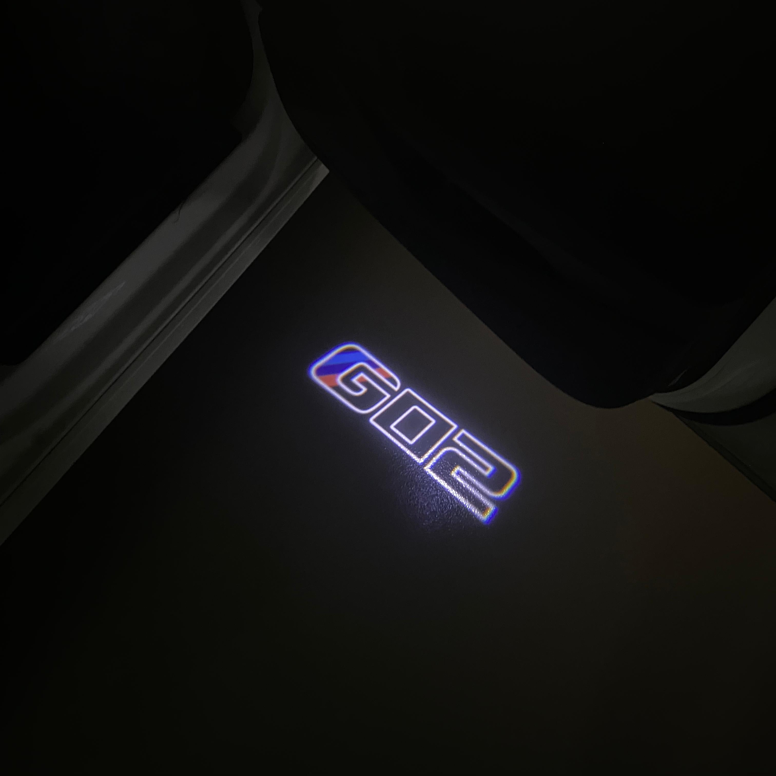 BMW X4 / X4M G02  LOGO PROJECTOT LIGHTS (quantity 1 = 1 sets/2 door lights) Nr.BMW420