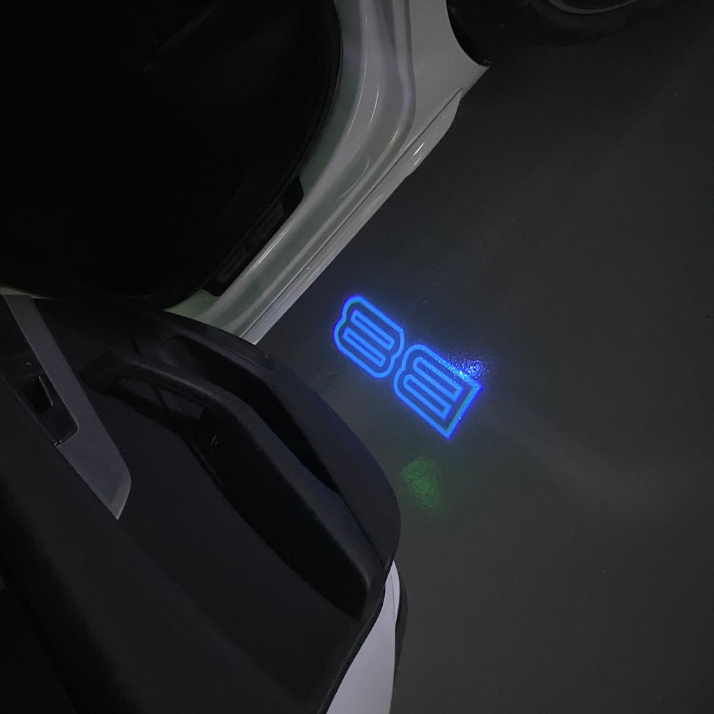 ALPINA B8 LOGO PROJECTOT LIGHTS  (quantity 1 = 1 sets/2 door lights)Nr.099B016