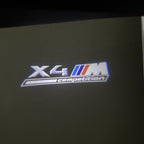 BMW X4M  LOGO PROJECTOT LIGHTS (quantity 1 = 1 sets/2 door lights)Nr.bmw0036