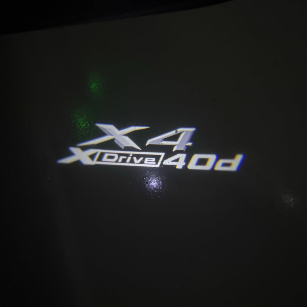 BMW X4 Drive 40d  LOGO PROJECTOT LIGHTS (quantity 1 = 1 sets/2 door lights)Nr.bmw0038