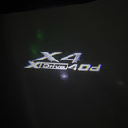 BMW X4 Drive 40d  LOGO PROJECTOT LIGHTS (quantity 1 = 1 sets/2 door lights)Nr.bmw0038