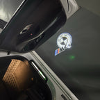 BMW 4  SERIES M4  LOGO PROJECTOT LIGHTS (quantity 1 = 1 sets/2 door lights) Nr.bmw408