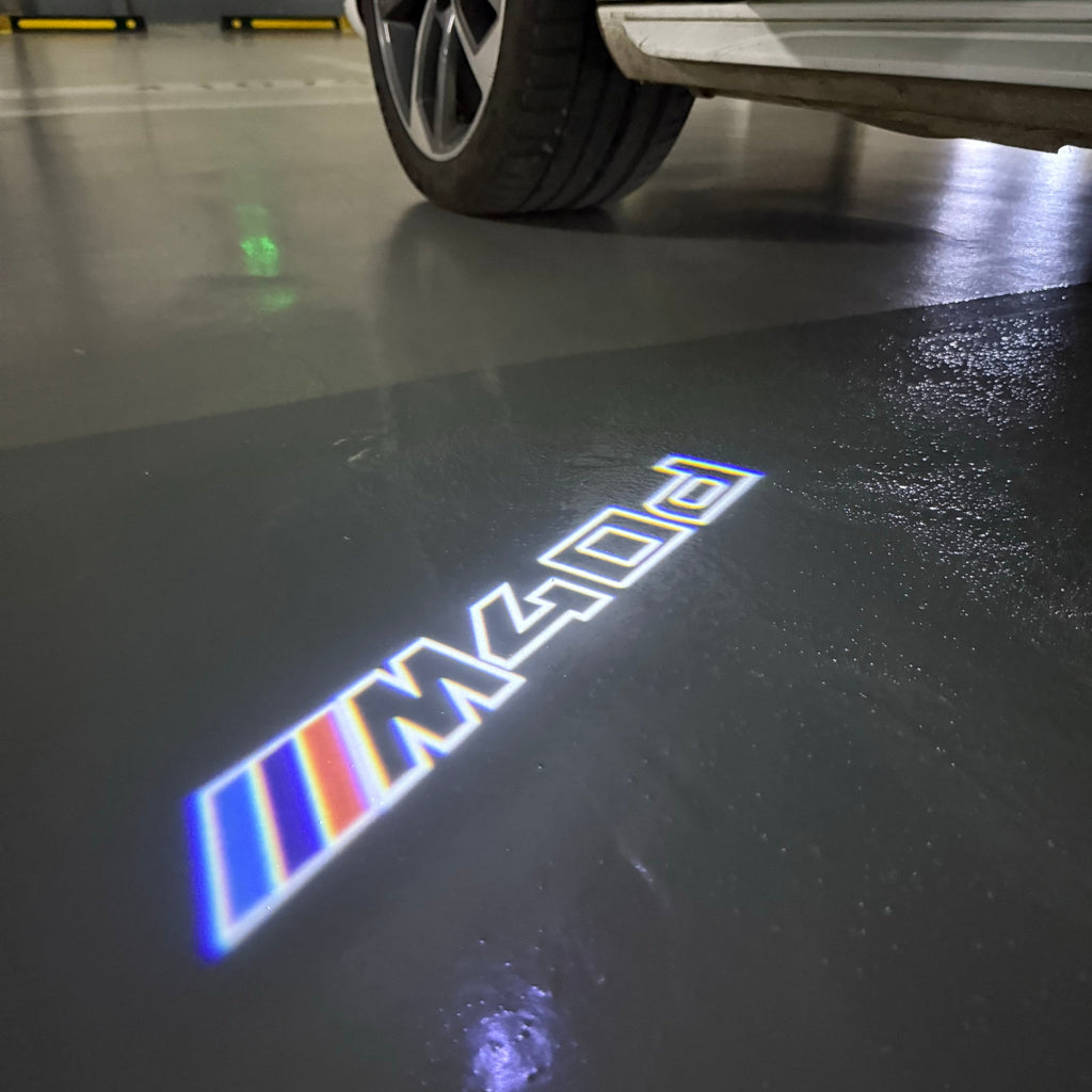 BMW Z4 M40 d LOGO PROJECTOT LIGHTS (quantity 1 = 1 sets/2 door lights)Nr.bmw00142