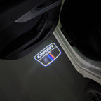 BMW Carbon    LOGO PROJECTOT LIGHTS (quantity 1 = 1 sets/2 door lights)Nr.bmw00330