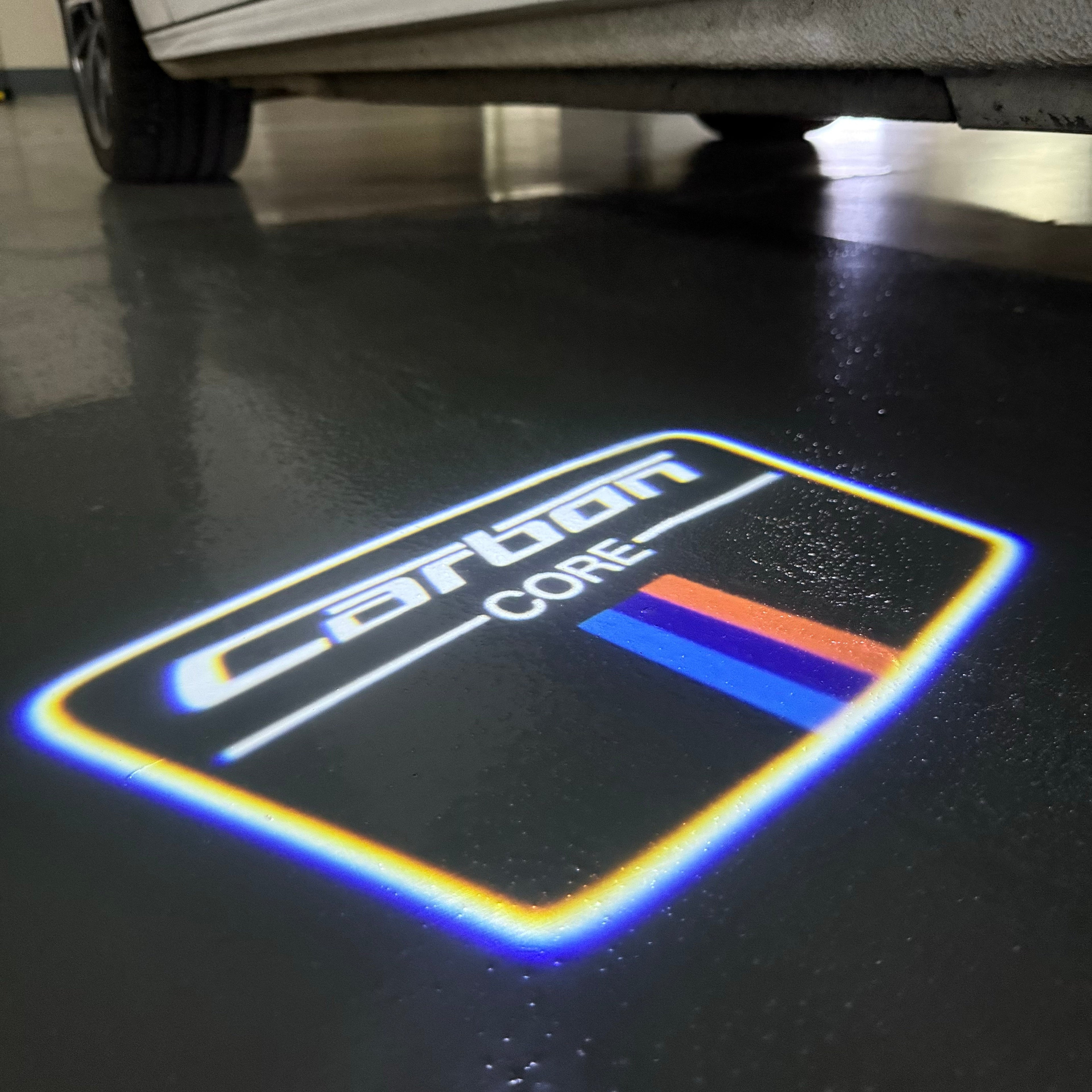 BMW Carbon    LOGO PROJECTOT LIGHTS (quantity 1 = 1 sets/2 door lights)Nr.bmw00330