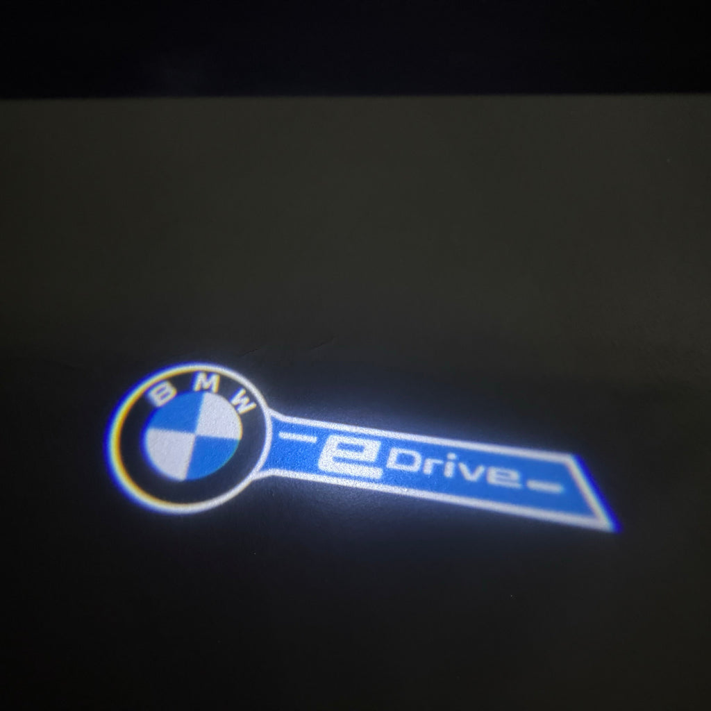 BMW E DRIVE  LOGO PROJECTOT LIGHTS (quantity 1 = 1 sets/2 door lights)Nr.bmw00315