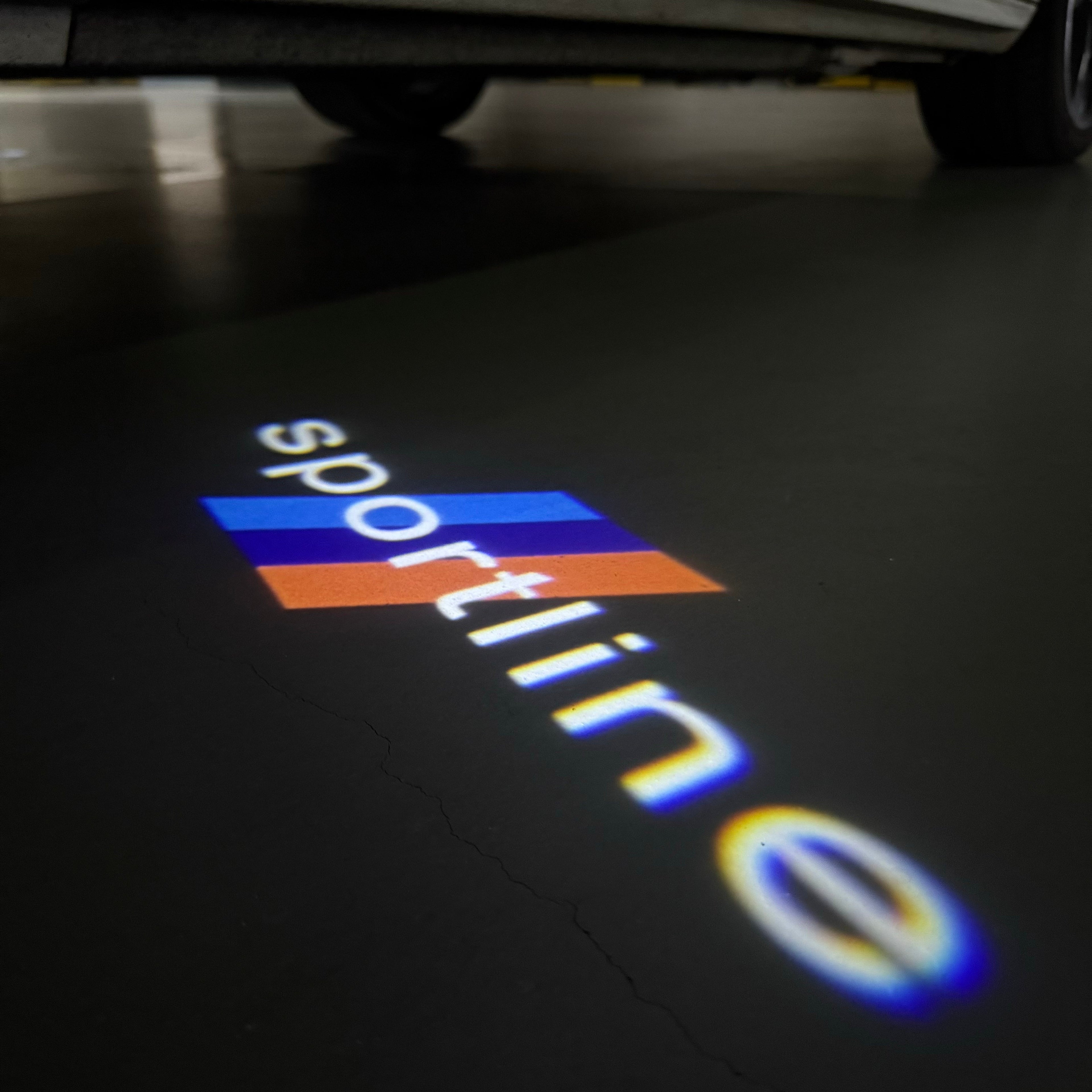 BMW Sportline  LOGO PROJECTOT LIGHTS (quantity 1 = 1 sets/2 door lights)Nr.bmw00367