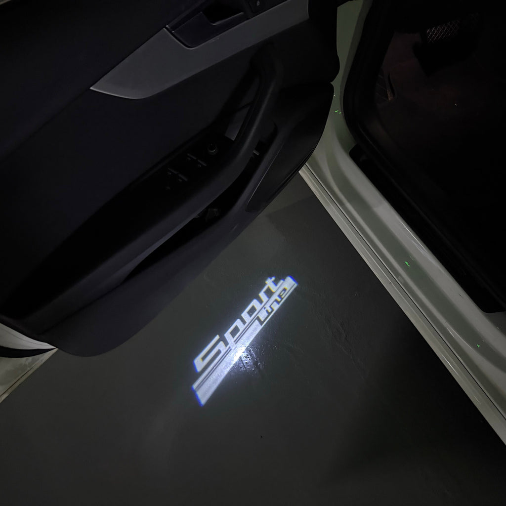 BMW Sportline    LOGO PROJECTOT LIGHTS (quantity 1 = 1 sets/2 door lights)Nr.bmw00368