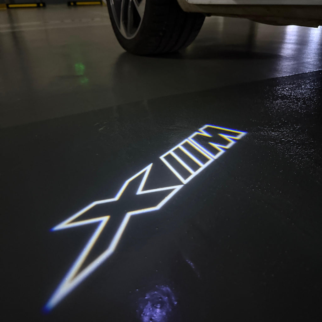 BMW  XM  LOGO PROJECTOT LIGHTS Nr.600x91