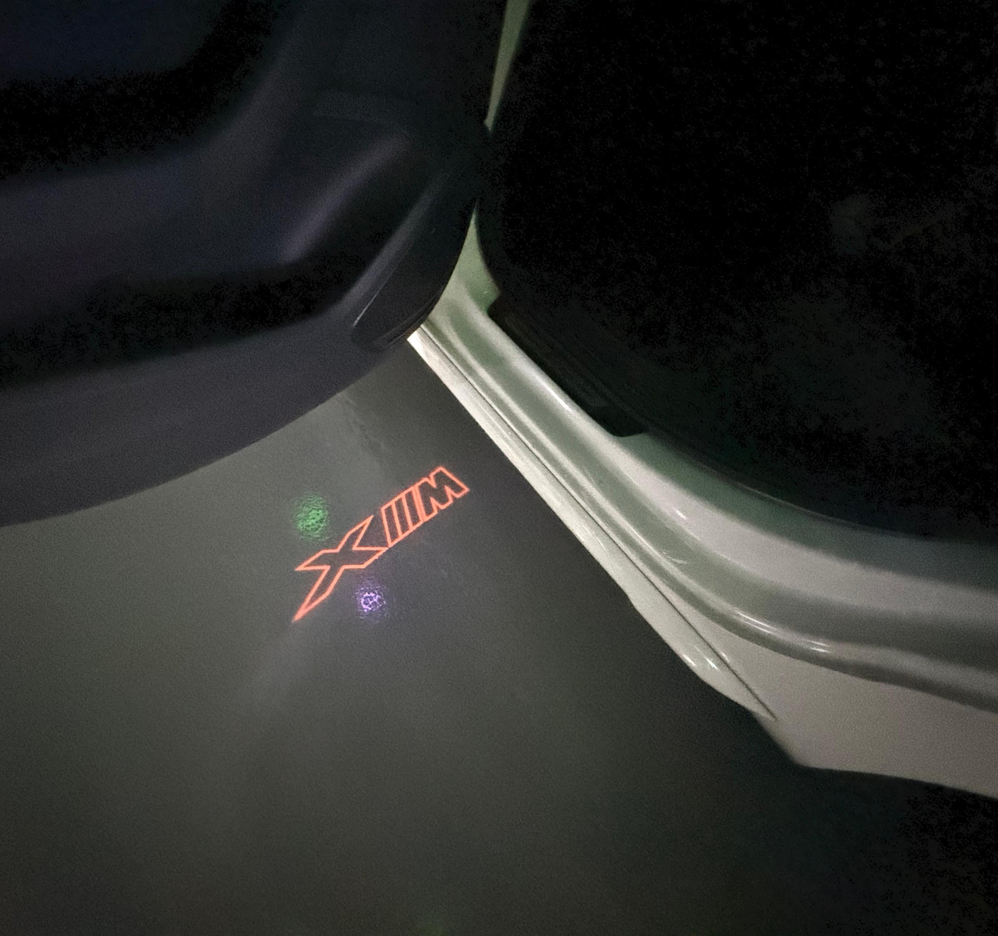 BMW  XM  LOGO PROJECTOT LIGHTS Nr.600x93