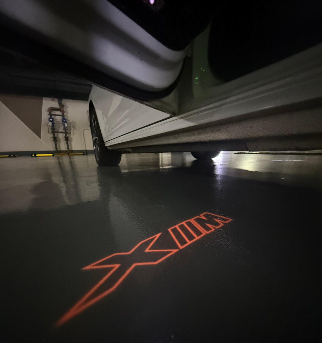 BMW  XM  LOGO PROJECTOT LIGHTS Nr.600x93