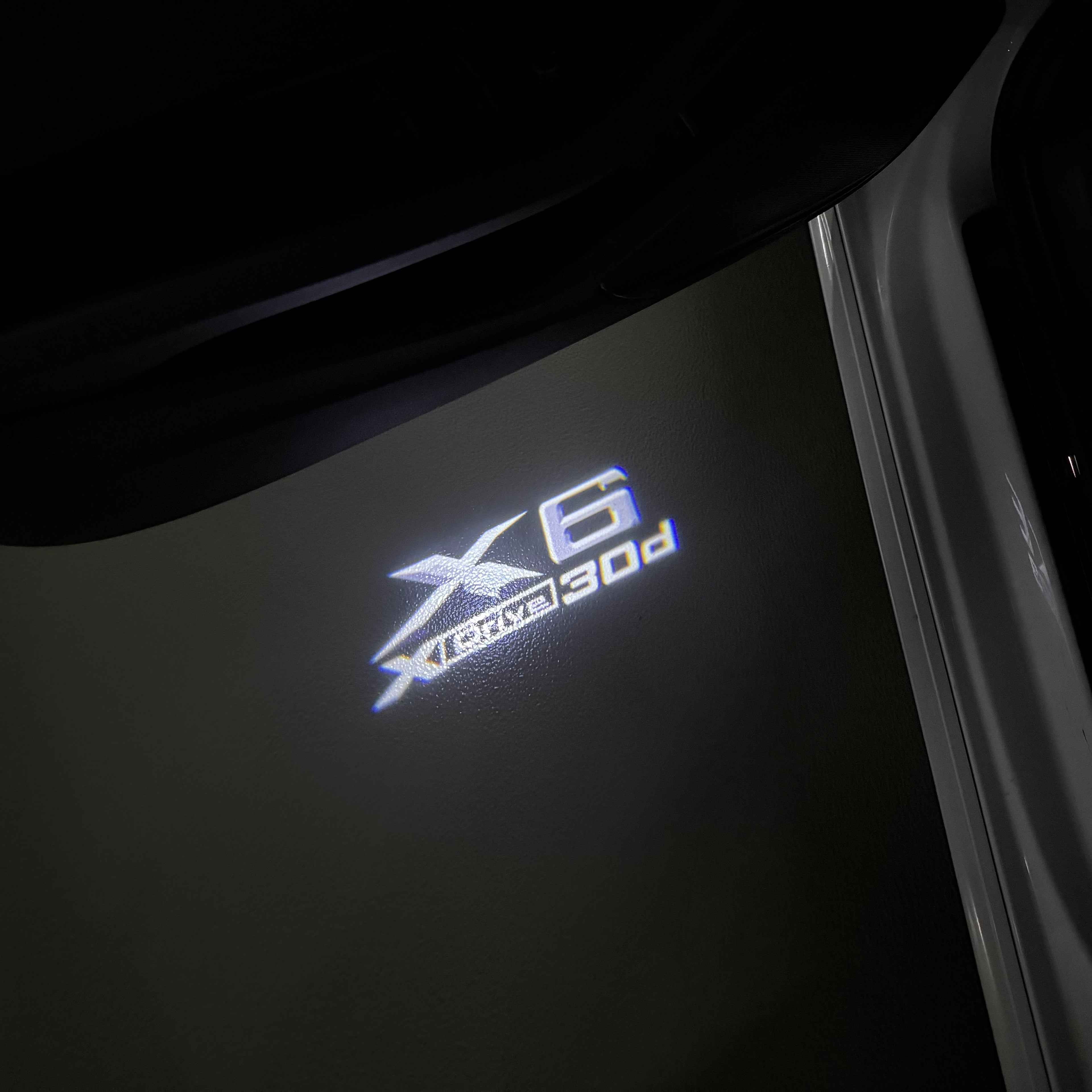 BMW X6 Xdrive  LOGO PROJECTOT LIGHTS (quantity 1 = 1 sets/2 door lights)Nr.bmw0086