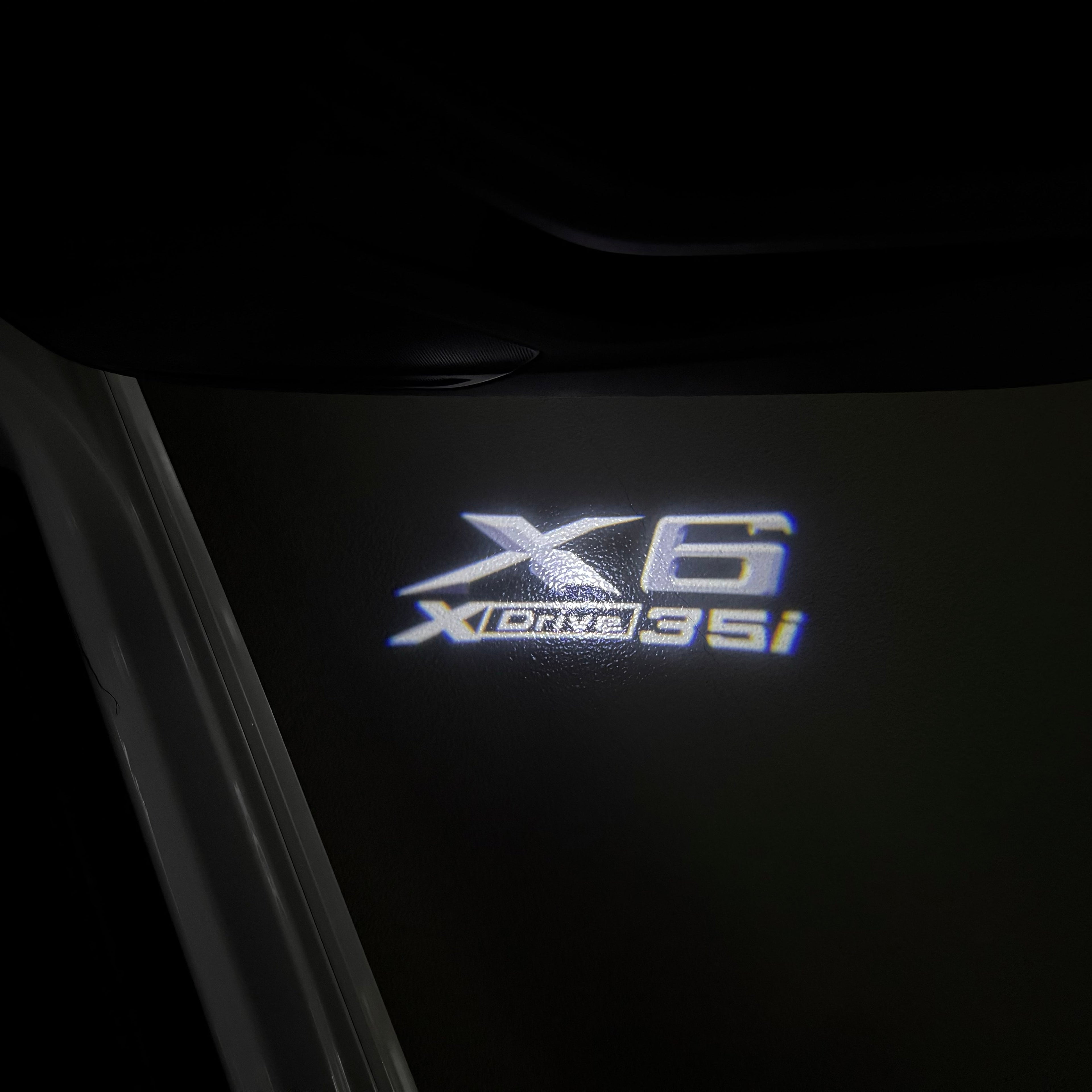 BMW X6 Xdrive  LOGO PROJECTOT LIGHTS (quantity 1 = 1 sets/2 door lights)Nr.bmw0071