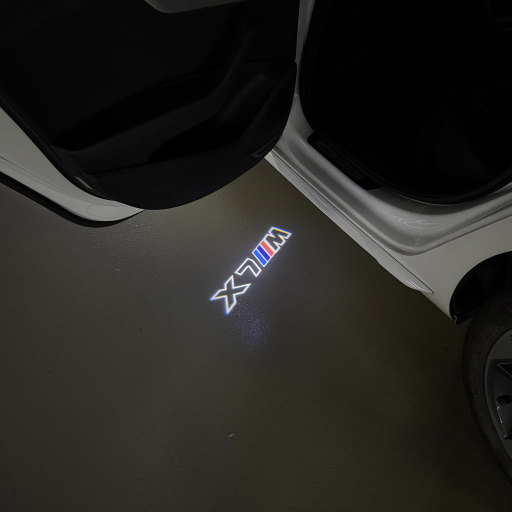 BMW X7M  LOGO PROJECTOT LIGHTS (quantity 1 = 1 sets/2 door lights)Nr.bmw00163