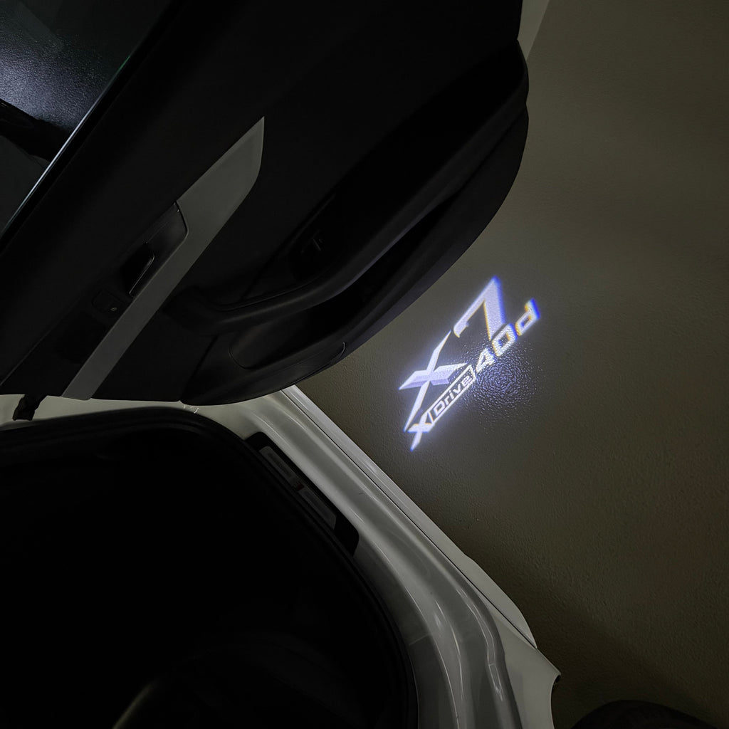 BMW X7 Drive 40d  LOGO PROJECTOT LIGHTS (quantity 1 = 1 sets/2 door lights)Nr.bmw00169