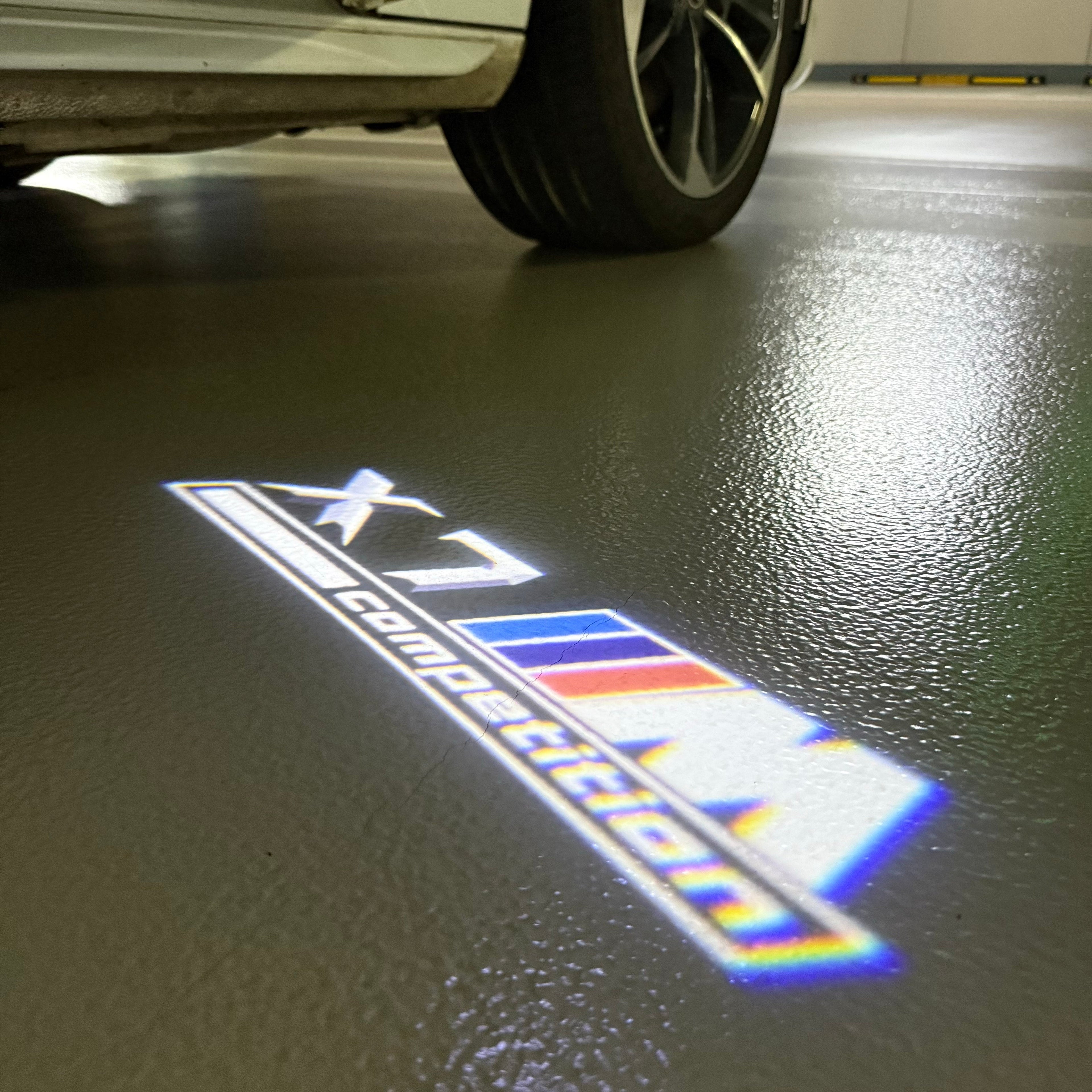 BMW  X7M LOGO PROJECTOT LIGHTS (quantity 1 = 1 sets/2 door lights)Nr.bmw00172