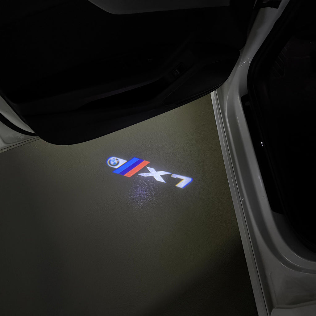 BMW X7  LOGO PROJECTOT LIGHTS (quantity 1 = 1 sets/2 door lights)Nr.bmw0074