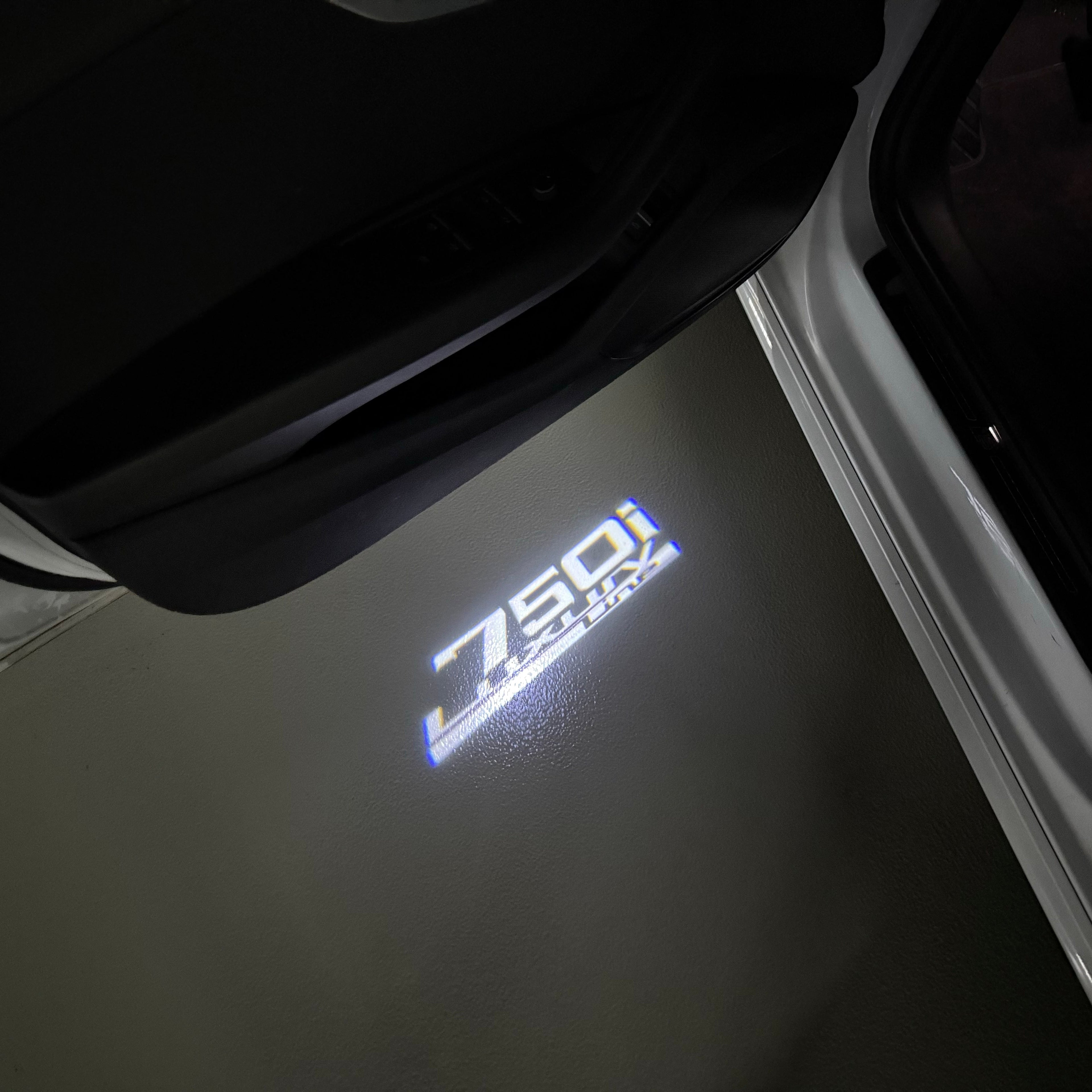 BMW   7 SERIES 750 i  LOGO PROJECTOT LIGHTS (quantity 1 = 1 sets/2 door lights)Nr.bmw00310