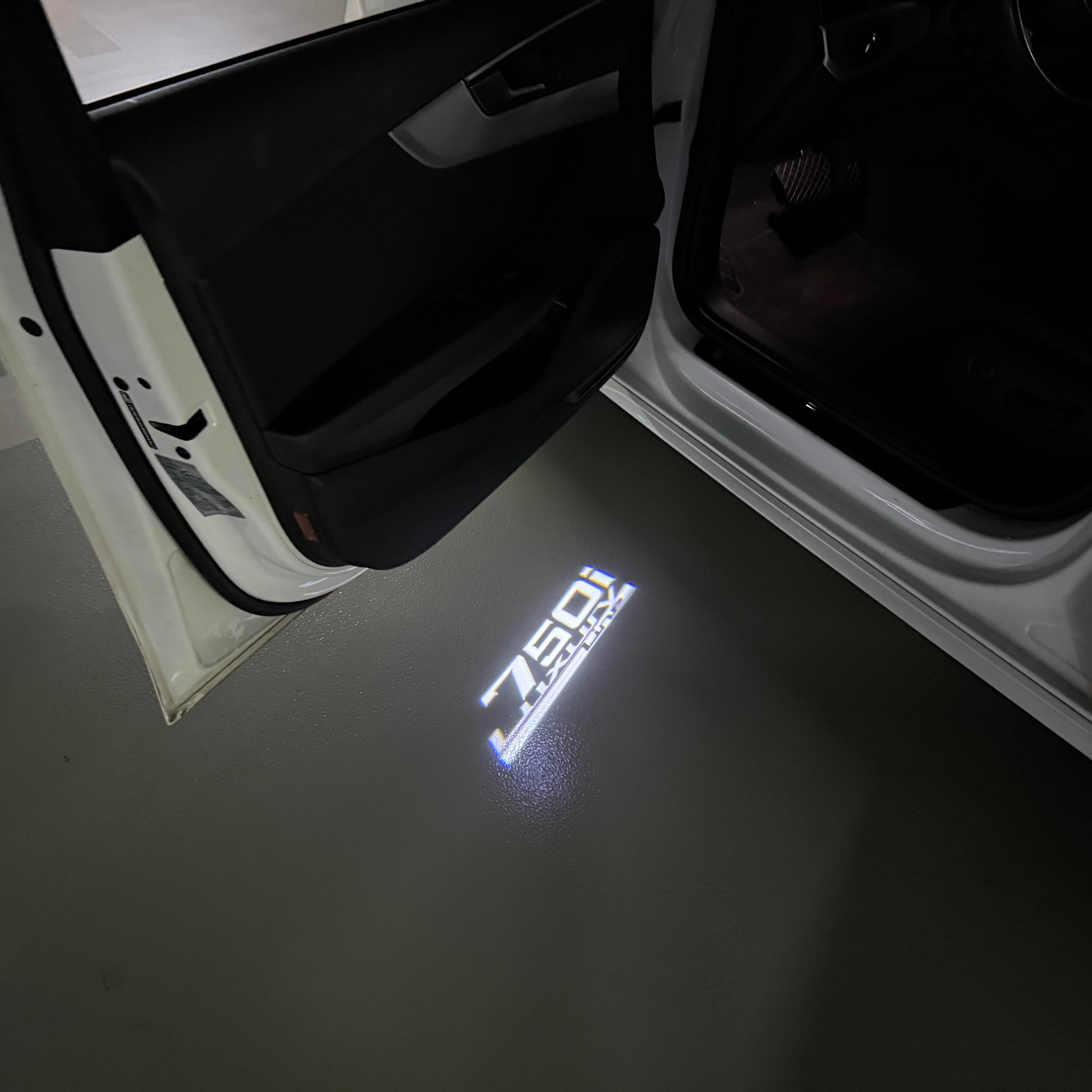 BMW   7 SERIES 750 i  LOGO PROJECTOT LIGHTS (quantity 1 = 1 sets/2 door lights)Nr.bmw00310