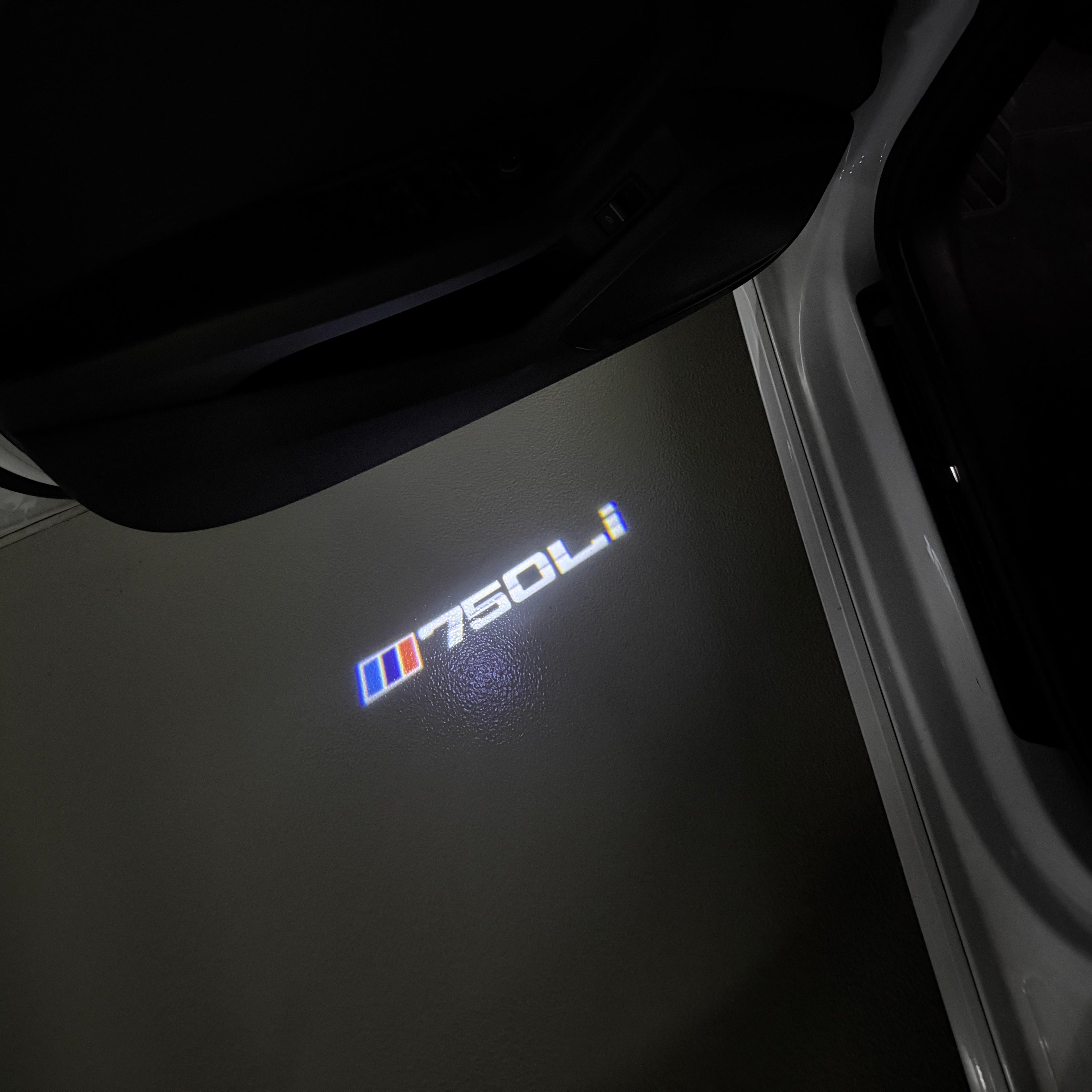 BMW  7 SERIES 750 Li  LOGO PROJECTOT LIGHTS (quantity 1 = 1 sets/2 door lights)Nr.bmw00372