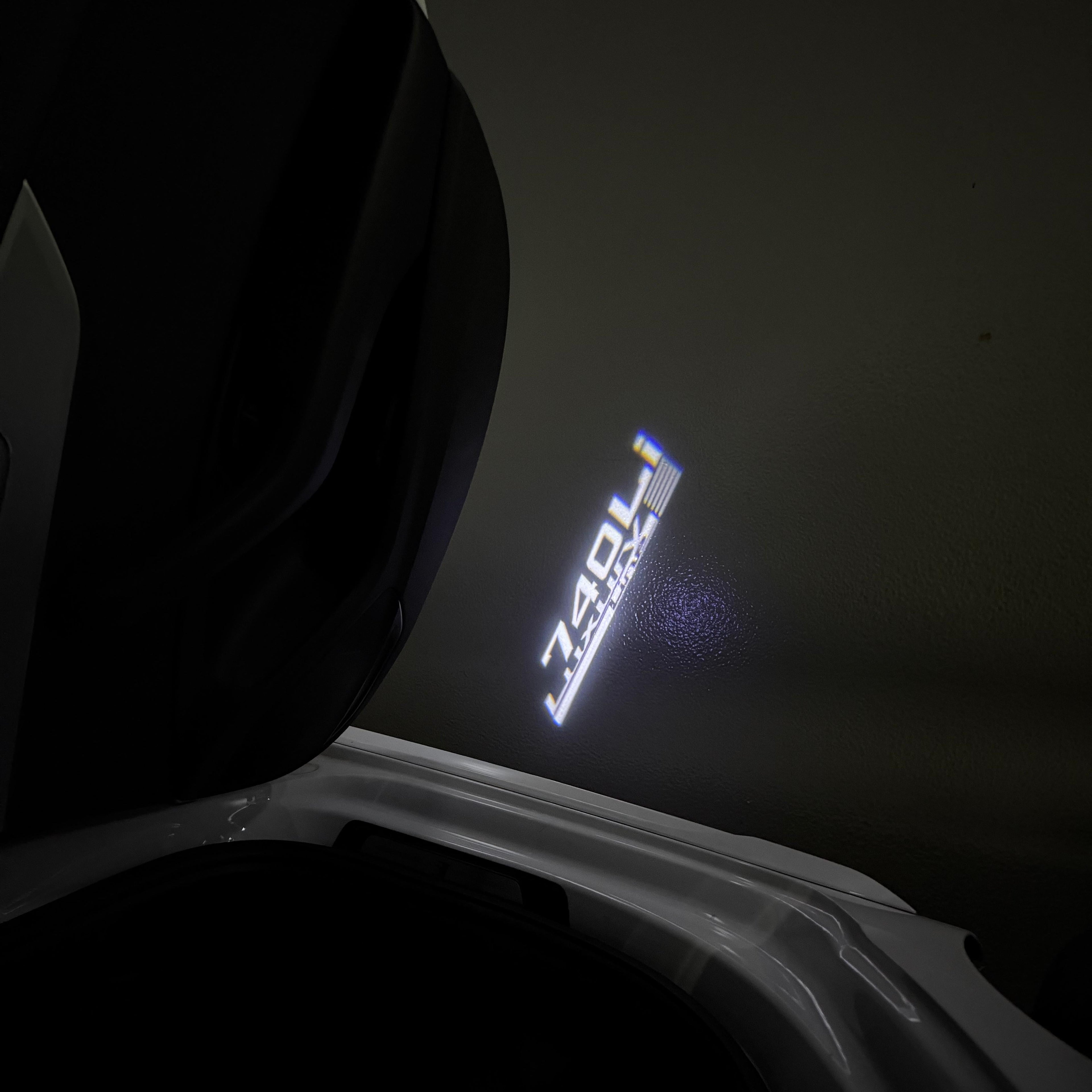 BMW 7 SERIES 740  Li   LOGO PROJECTOT LIGHTS (quantity 1 = 1 sets/2 door lights)Nr.bmw00314