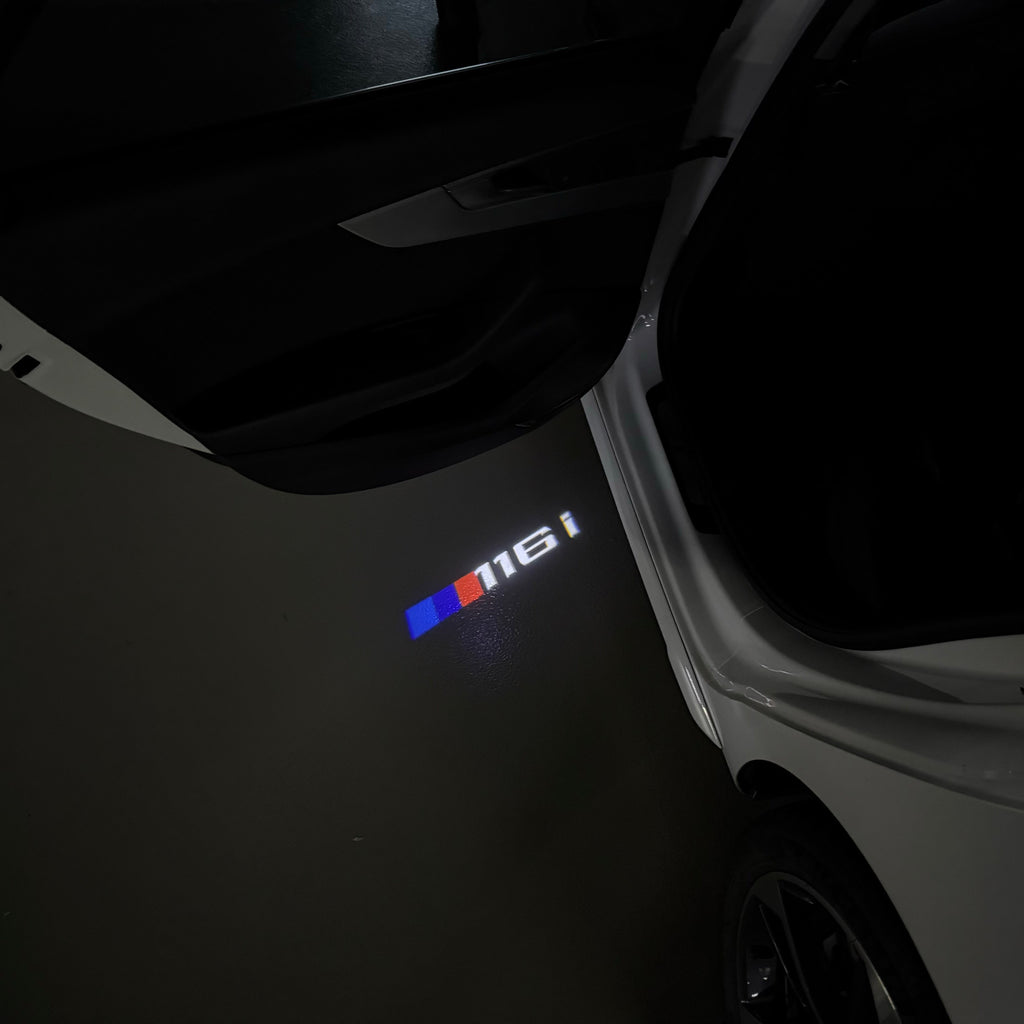 BMW 1 SERIES  116   LOGO PROJECTOT LIGHTS (quantity 1 = 1 sets/2 door lights)Nr.bmw00132
