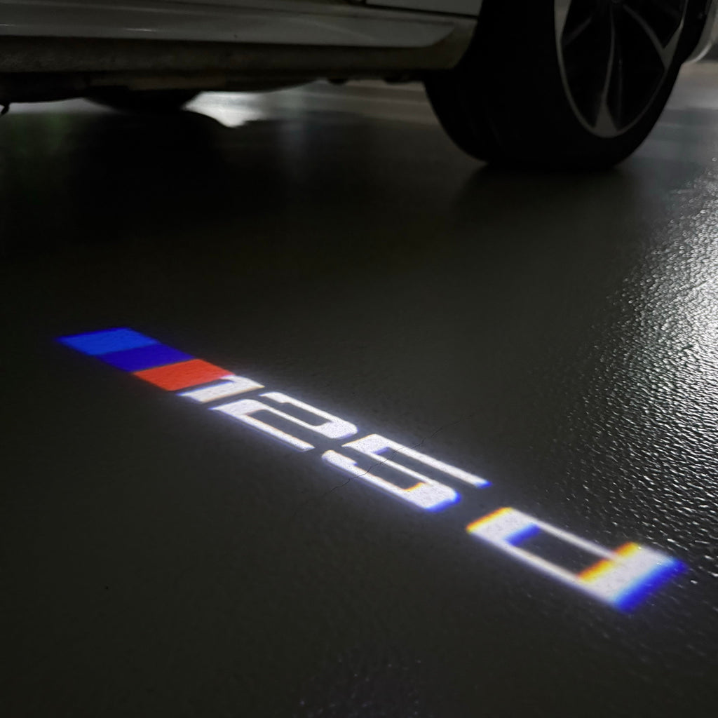 BMW  1 SERIES  125  LOGO PROJECTOT LIGHTS (quantity 1 = 1 sets/2 door lights)Nr.bmw00220