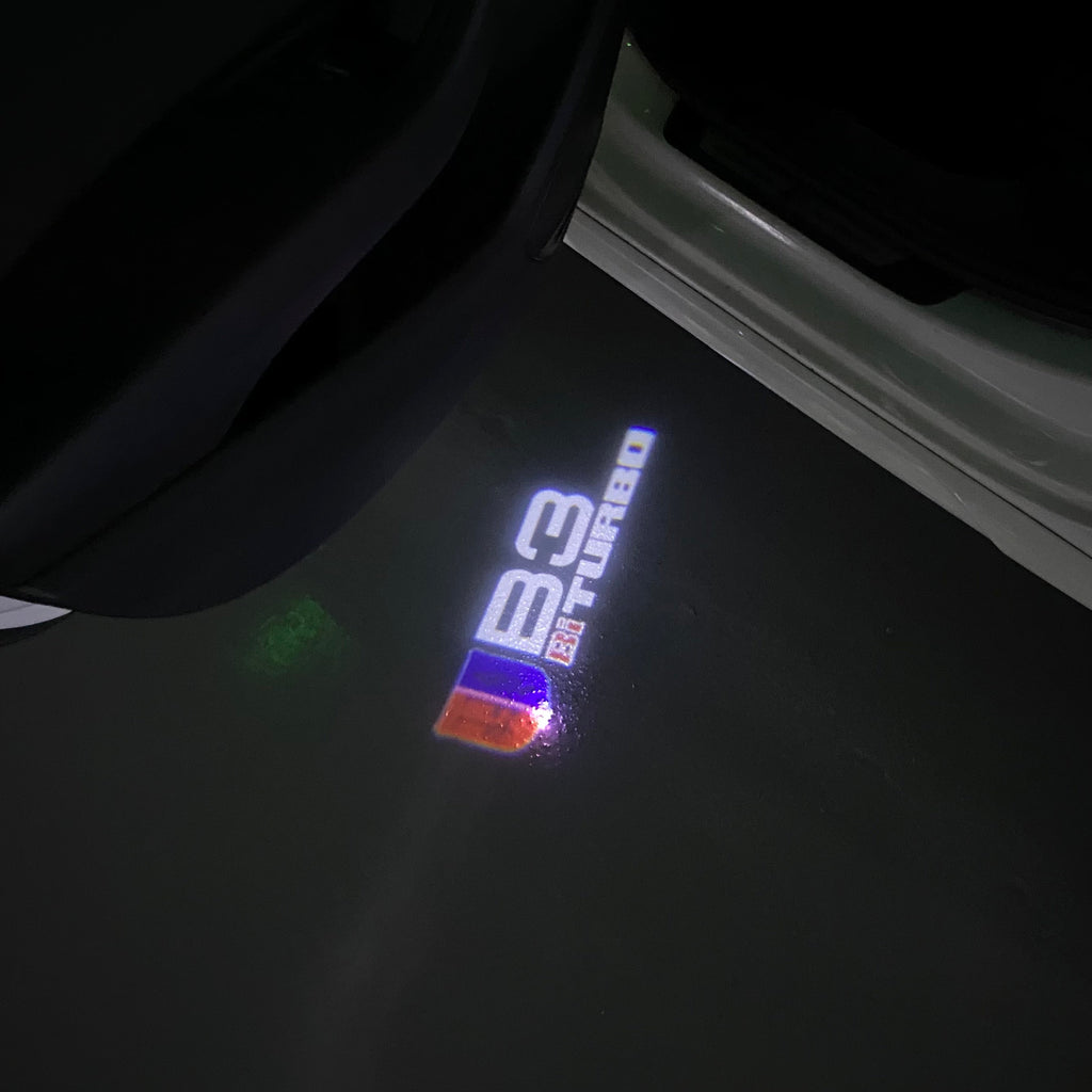 ALPINA B3  Bi TURBO LOGO PROJECTOT LIGHTS  (quantity 1 = 1 sets/2 door lights) Nr.07A60