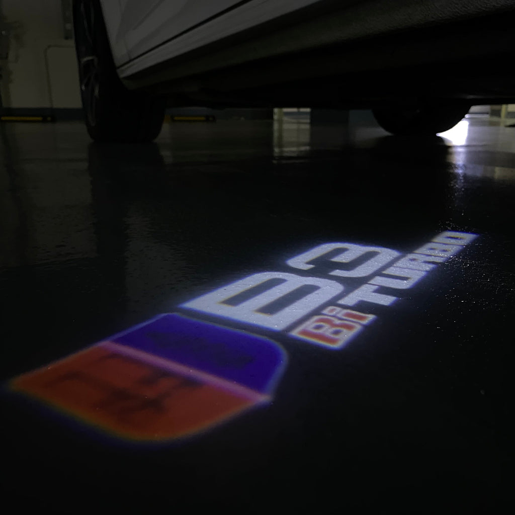 ALPINA B3  Bi TURBO LOGO PROJECTOT LIGHTS  (quantity 1 = 1 sets/2 door lights) Nr.07A60