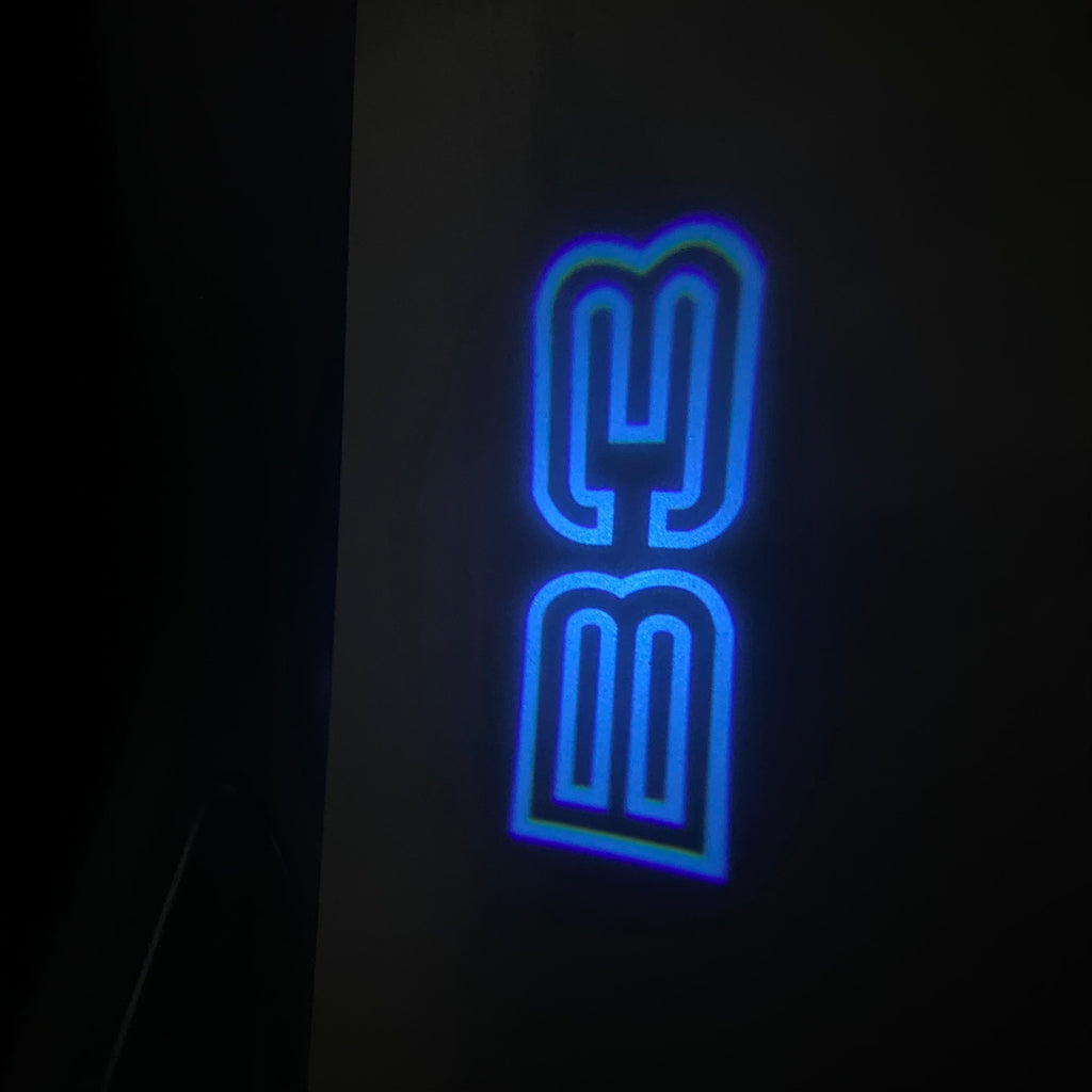 ALPINA B3  LOGO PROJECTOT LIGHTS  (quantity 1 = 1 sets/2 door lights) Nr.07A29