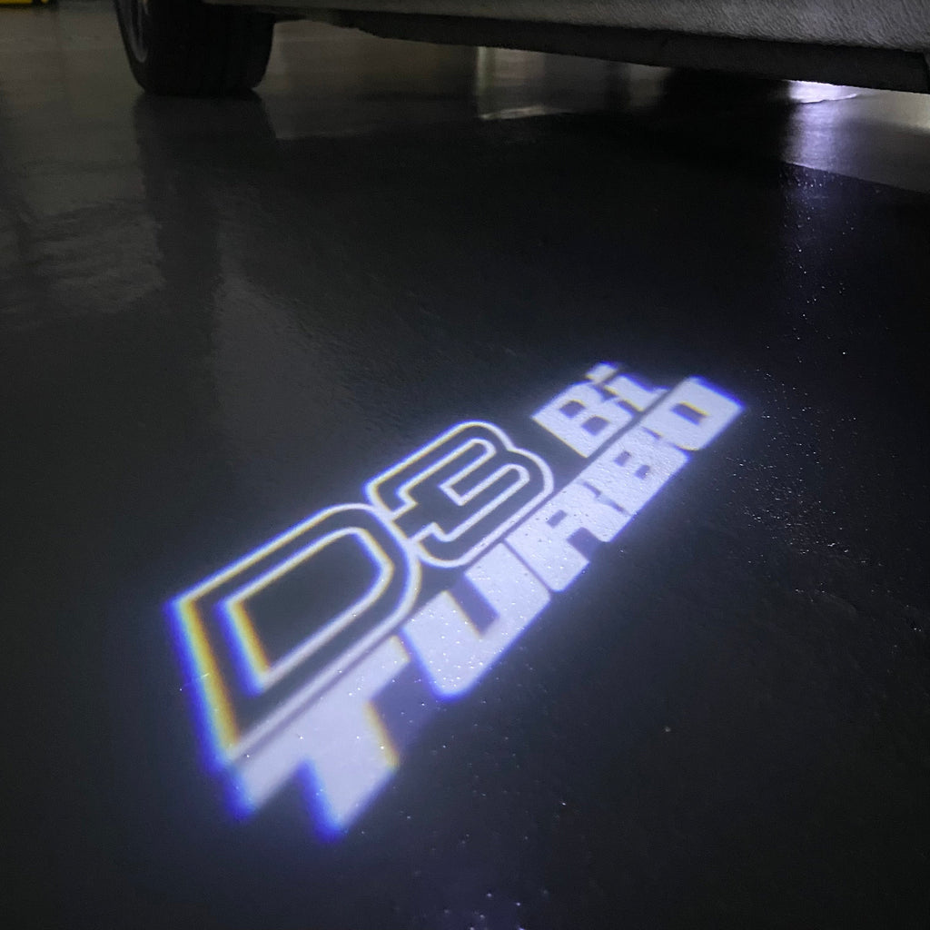 ALPINA D3 Bi TURBO LOGO PROJECTOT LIGHTS  (quantity 1 = 1 sets/2 door lights) Nr.07A55