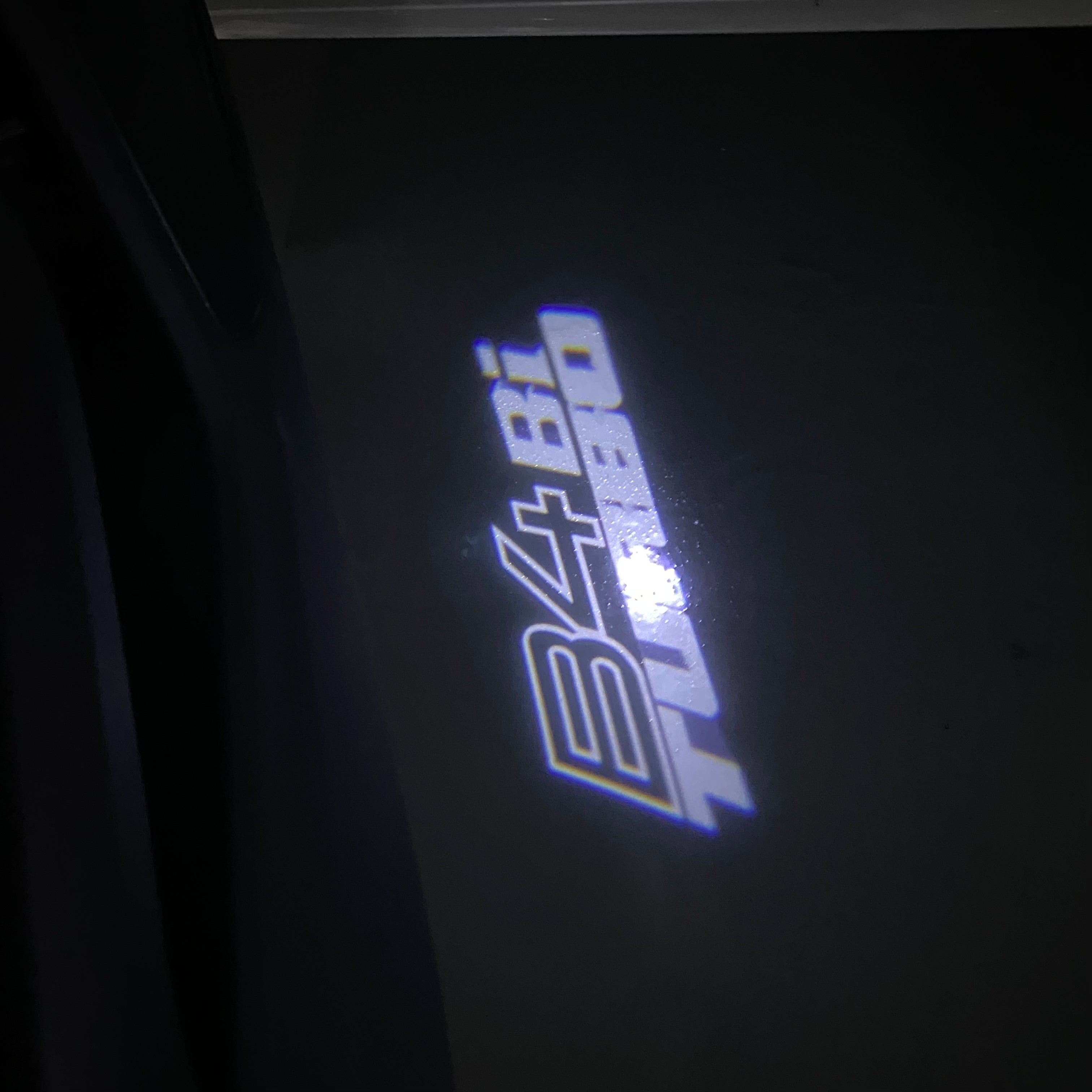 ALPINA B4  Bi TURBO LOGO PROJECTOT LIGHTS  (quantity 1 = 1 sets/2 door lights) Nr.07A49