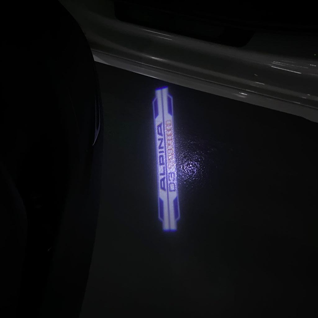 ALPINA D3 TURBO  LOGO PROJECTOT LIGHTS  (quantity 1 = 1 sets/2 door lights) Nr.07A09