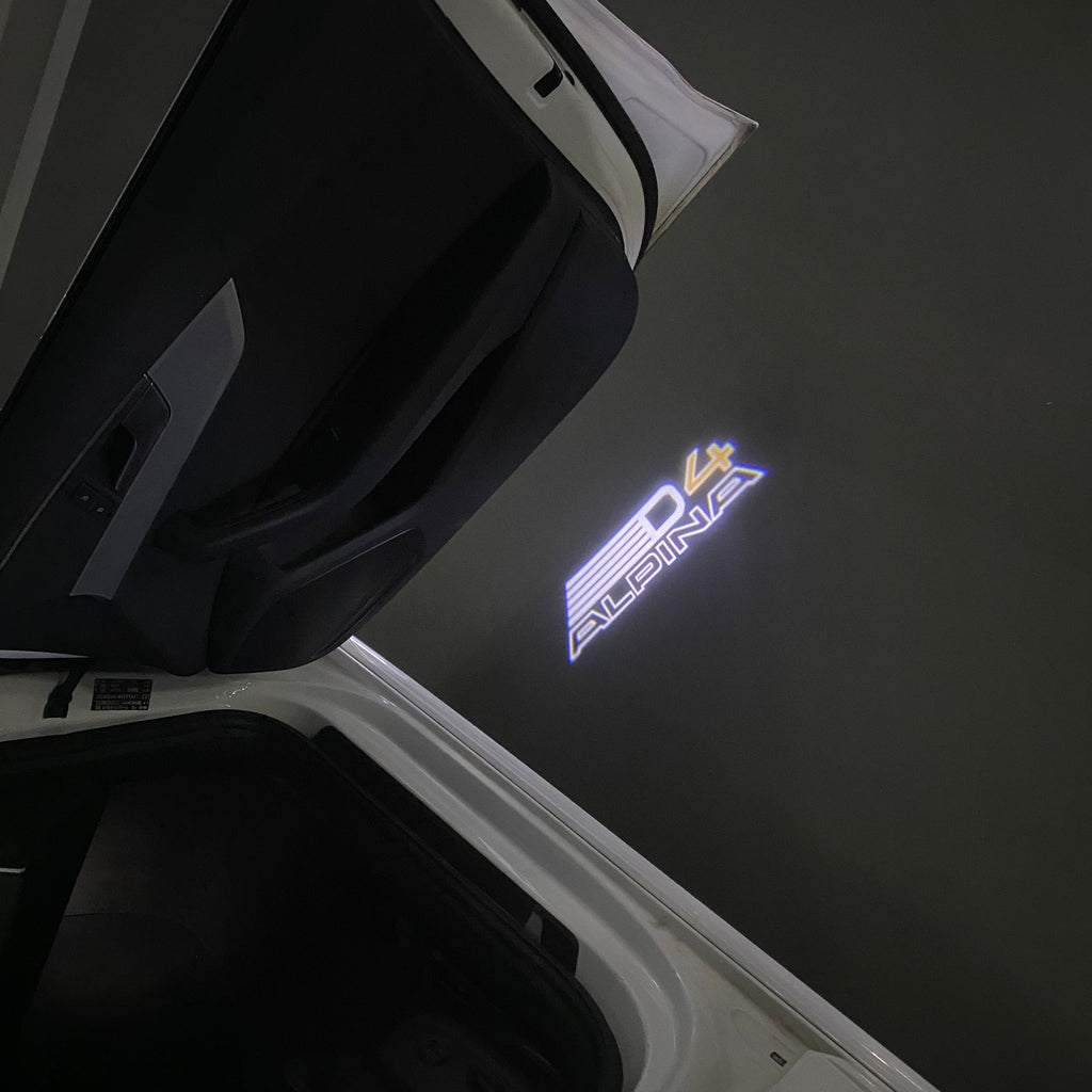 ALPINA D4 LOGO PROJECTOT LIGHTS  (quantity 1 = 1 sets/2 door lights) Nr.07A42