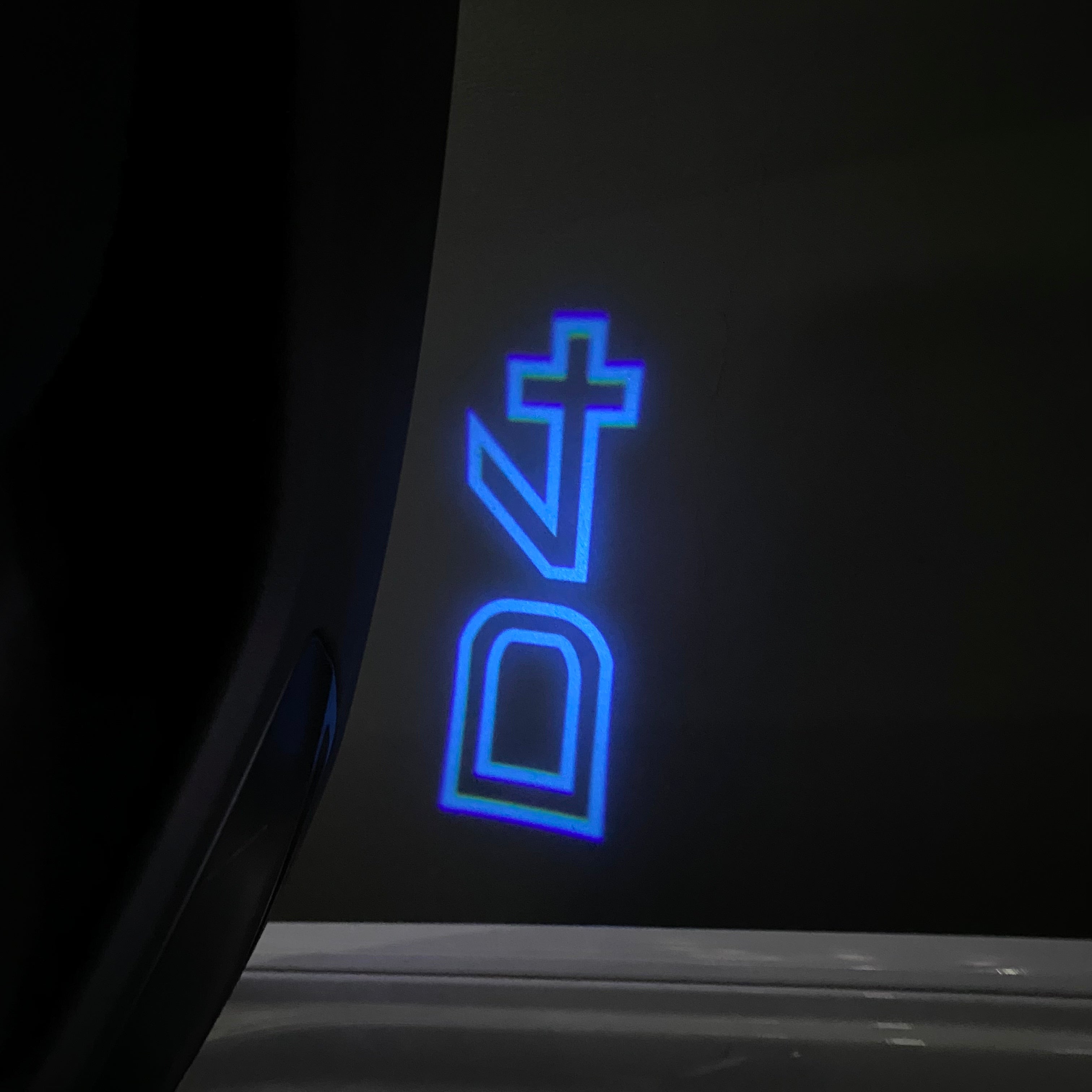 ALPINA D4 LOGO PROJECTOT LIGHTS  (quantity 1 = 1 sets/2 door lights) Nr.07A34