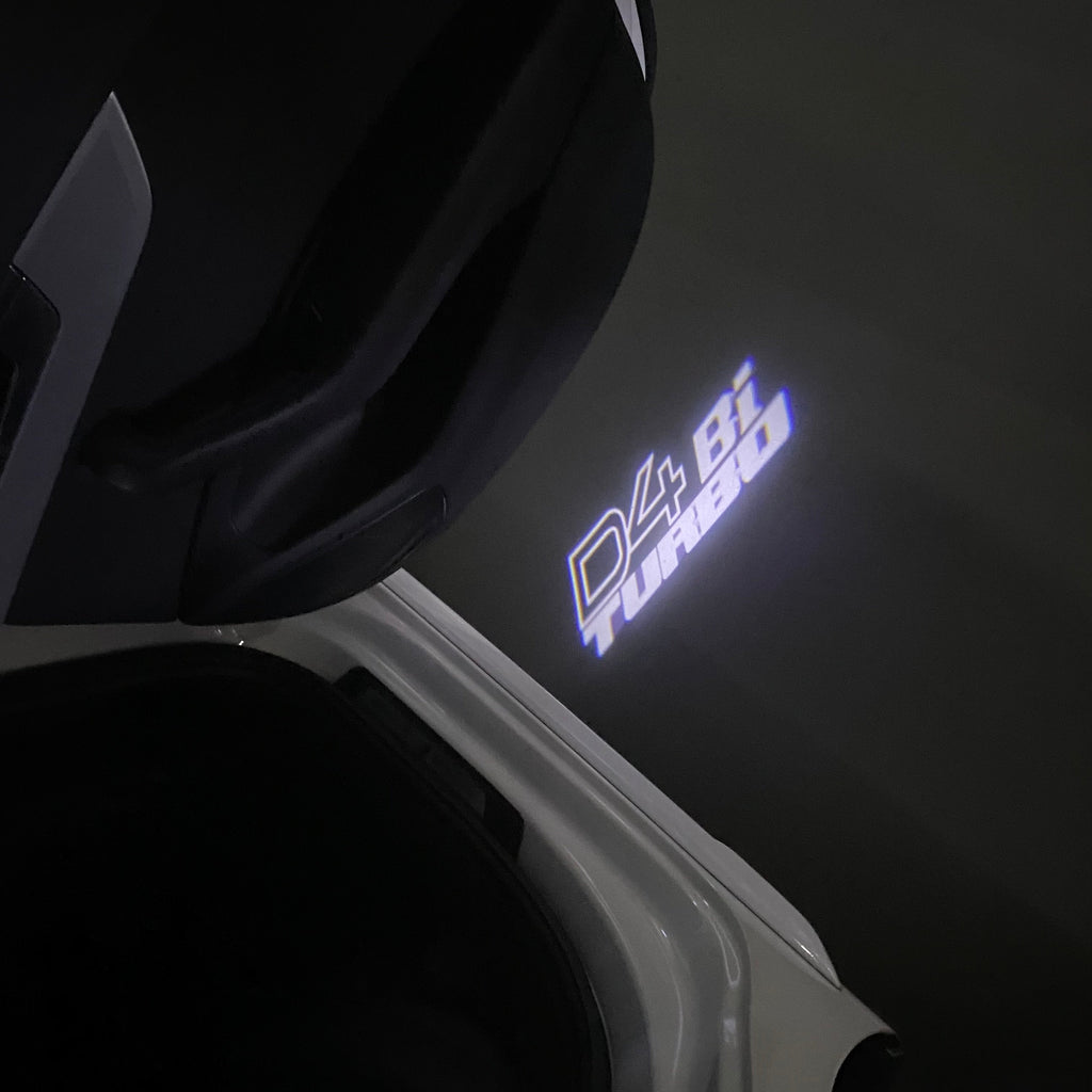 ALPINA D4  Bi TURBO LOGO PROJECTOT LIGHTS  (quantity 1 = 1 sets/2 door lights) Nr.07A48