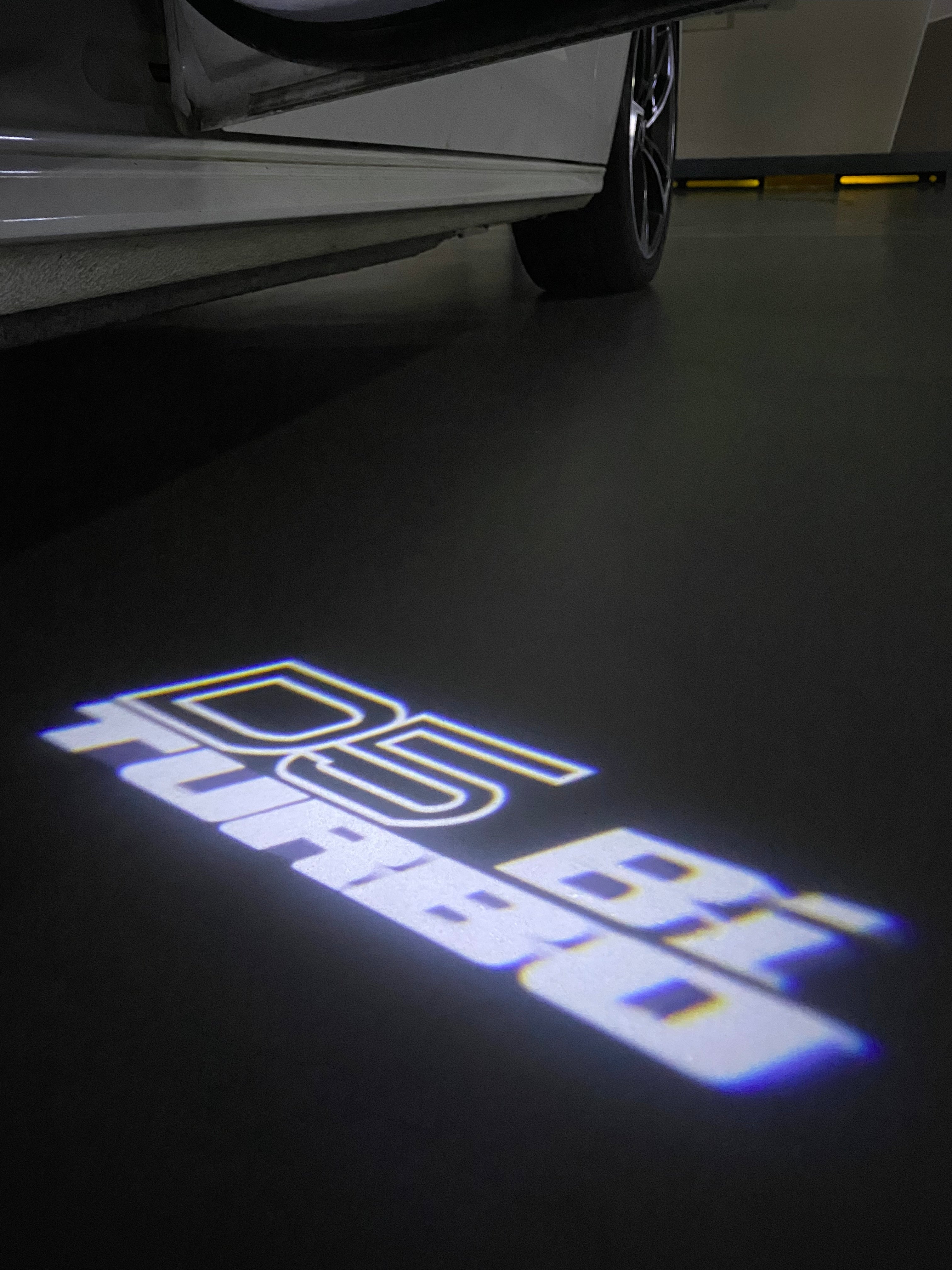 ALPINA  D5 Bi TURBO LOGO PROJECTOT LIGHTS  (quantity 1 = 1 sets/2 door lights) Nr.07A12