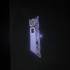 ALPINA D5 LOGO PROJECTOT LIGHTS  (quantity 1 = 1 sets/2 door lights) Nr.07A18）