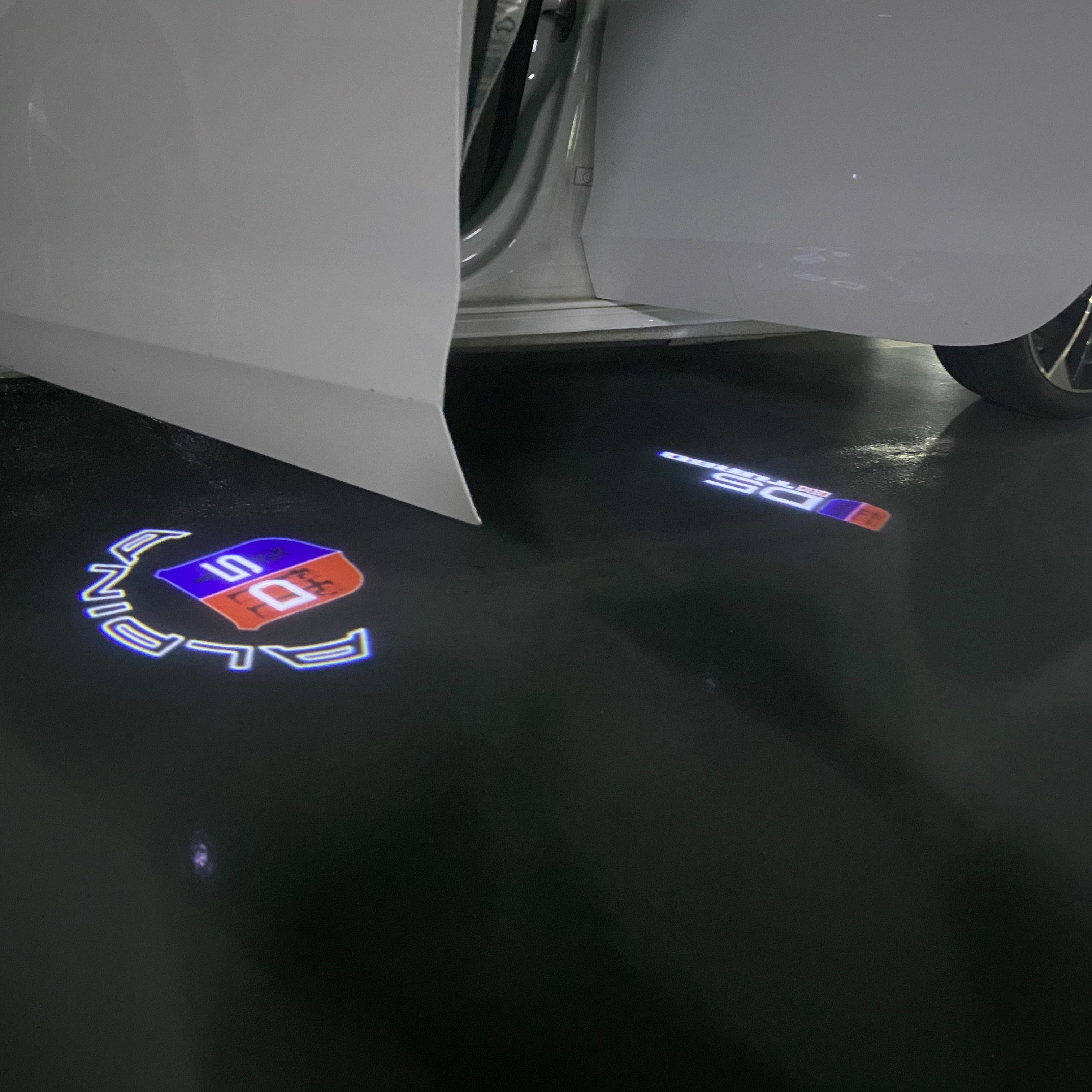 ALPINA D5 LOGO PROJECTOT LIGHTS  (quantity 1 = 1 sets/2 door lights)Nr.099B048