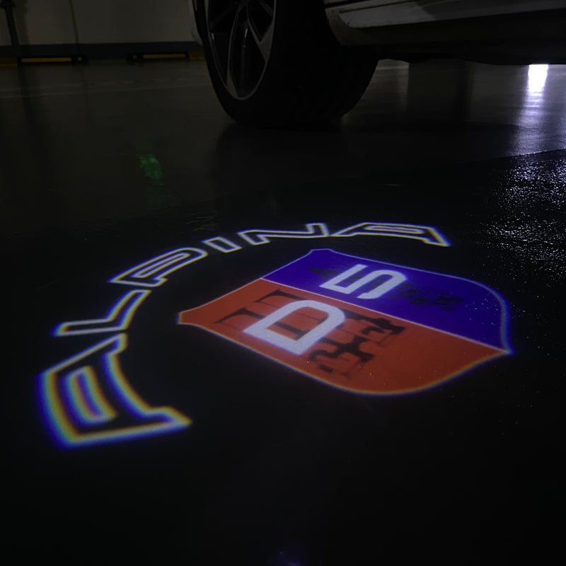 ALPINA LOGO PROJECTOT LIGHTS Nr.099 (Menge 1 = 1 Sets/2 Türleuchten)