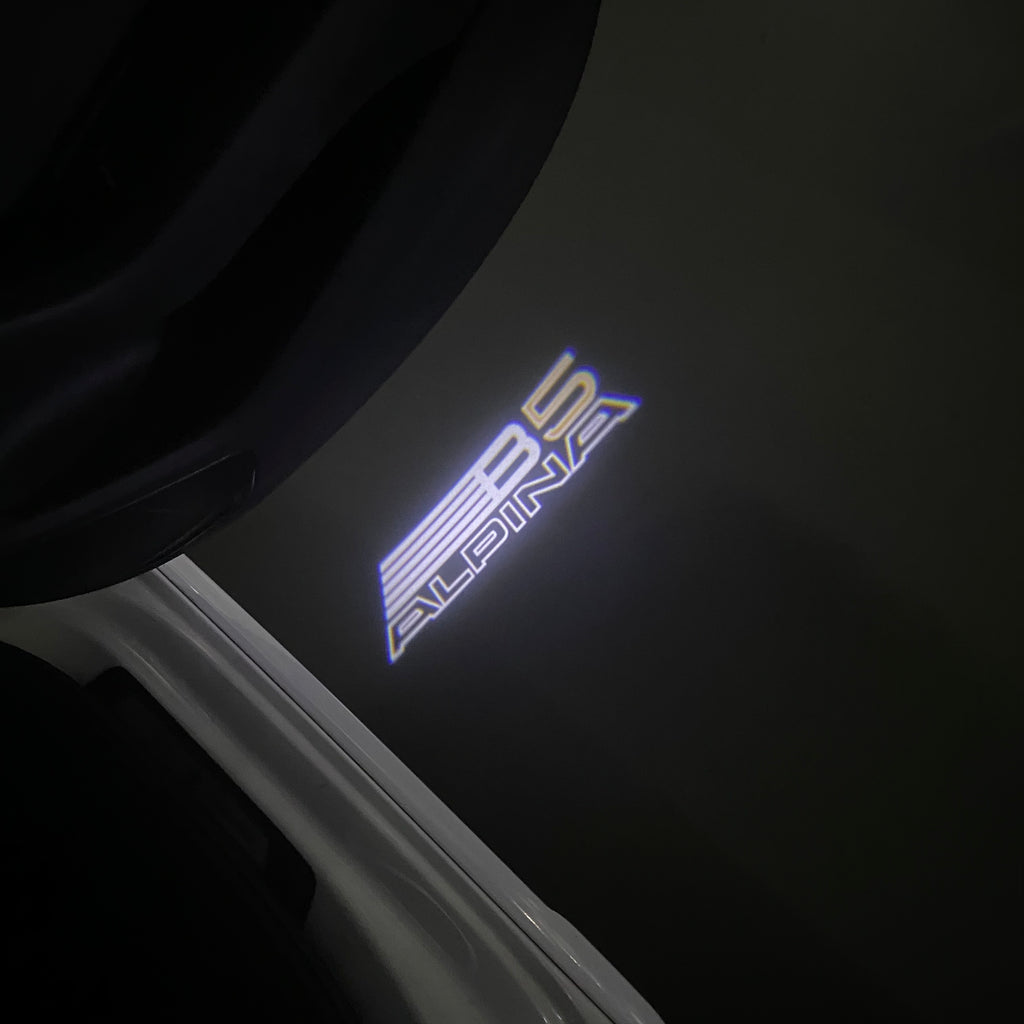 ALPINA B5 LOGO PROJECTOT LIGHTS  (quantity 1 = 1 sets/2 door lights)Nr.099B046