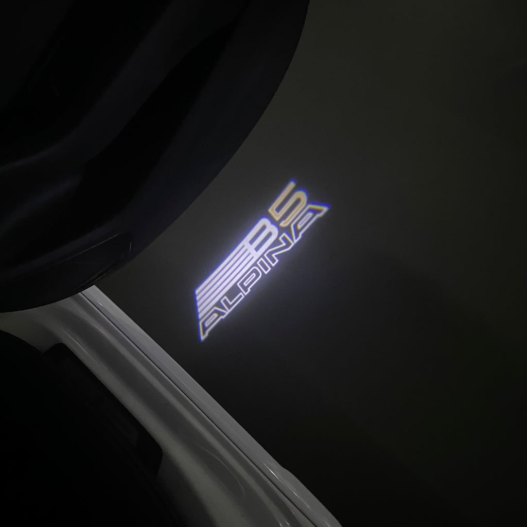 ALPINA B5   LOGO PROJECTOT LIGHTS  (quantity 1 = 1 sets/2 door lights) Nr.07A22