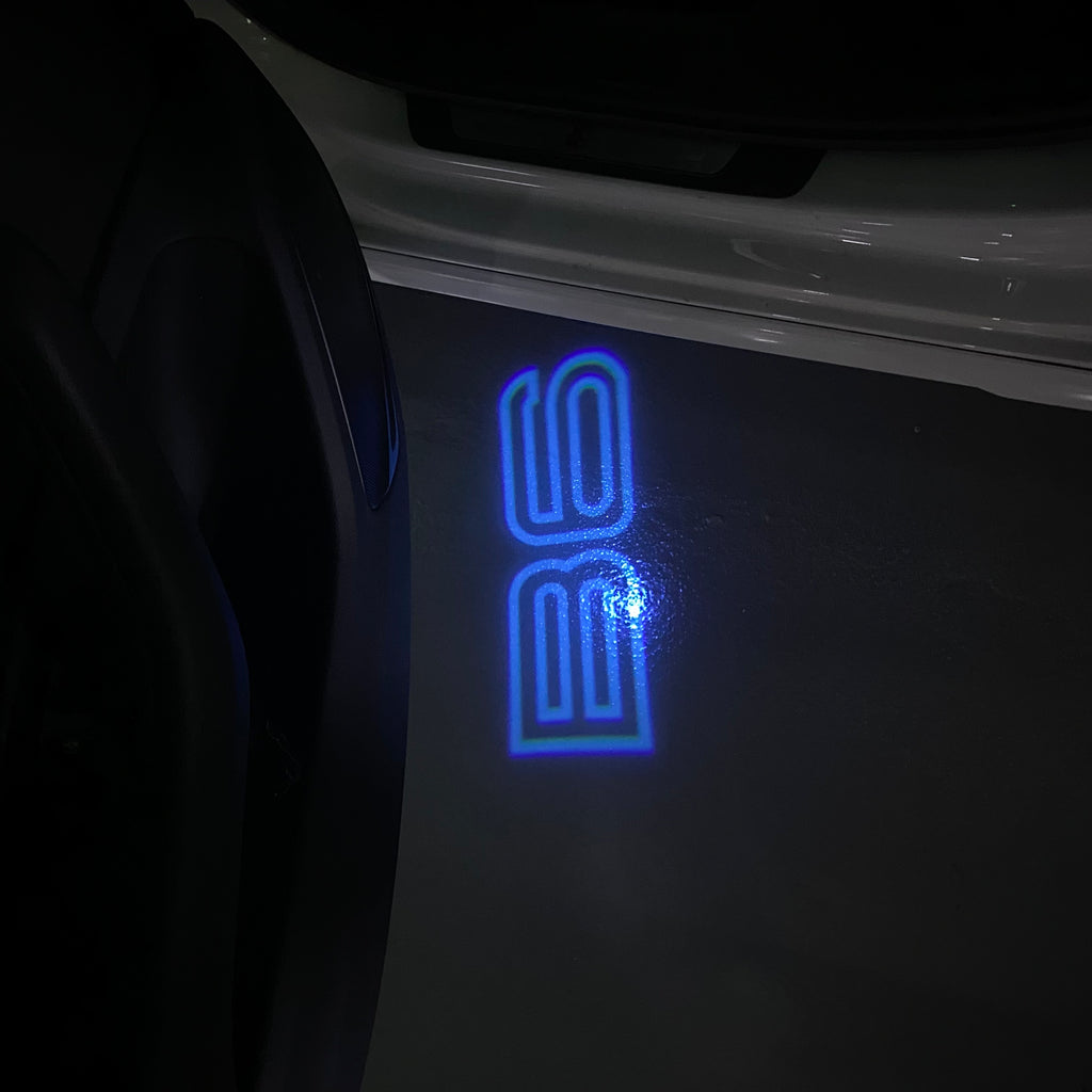 ALPINA B6 LOGO PROJECTOT LIGHTS  (quantity 1 = 1 sets/2 door lights)Nr.099B010