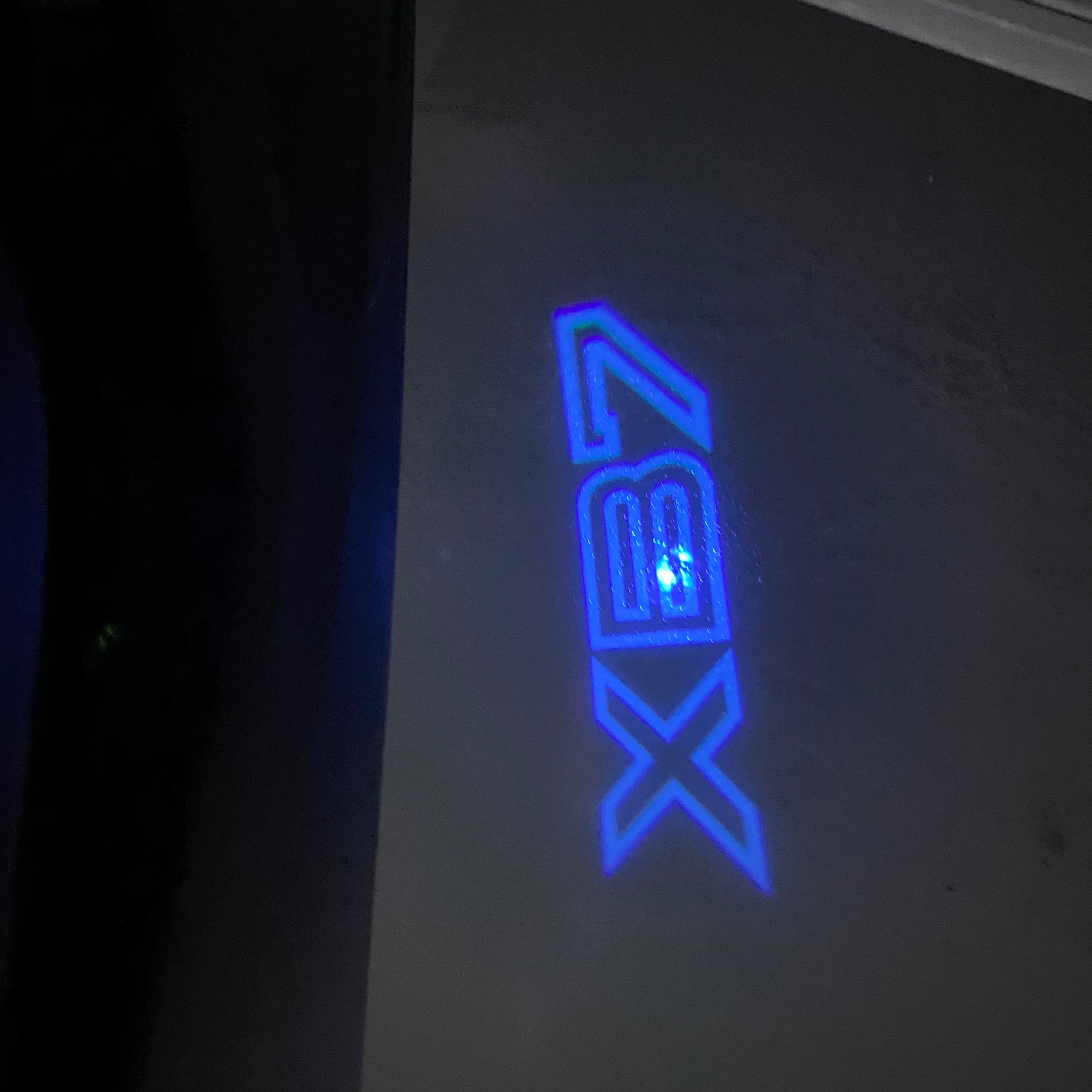 ALPINA XB7  LOGO PROJECTOT LIGHTS  (quantity 1 = 1 sets/2 door lights)Nr.07A66